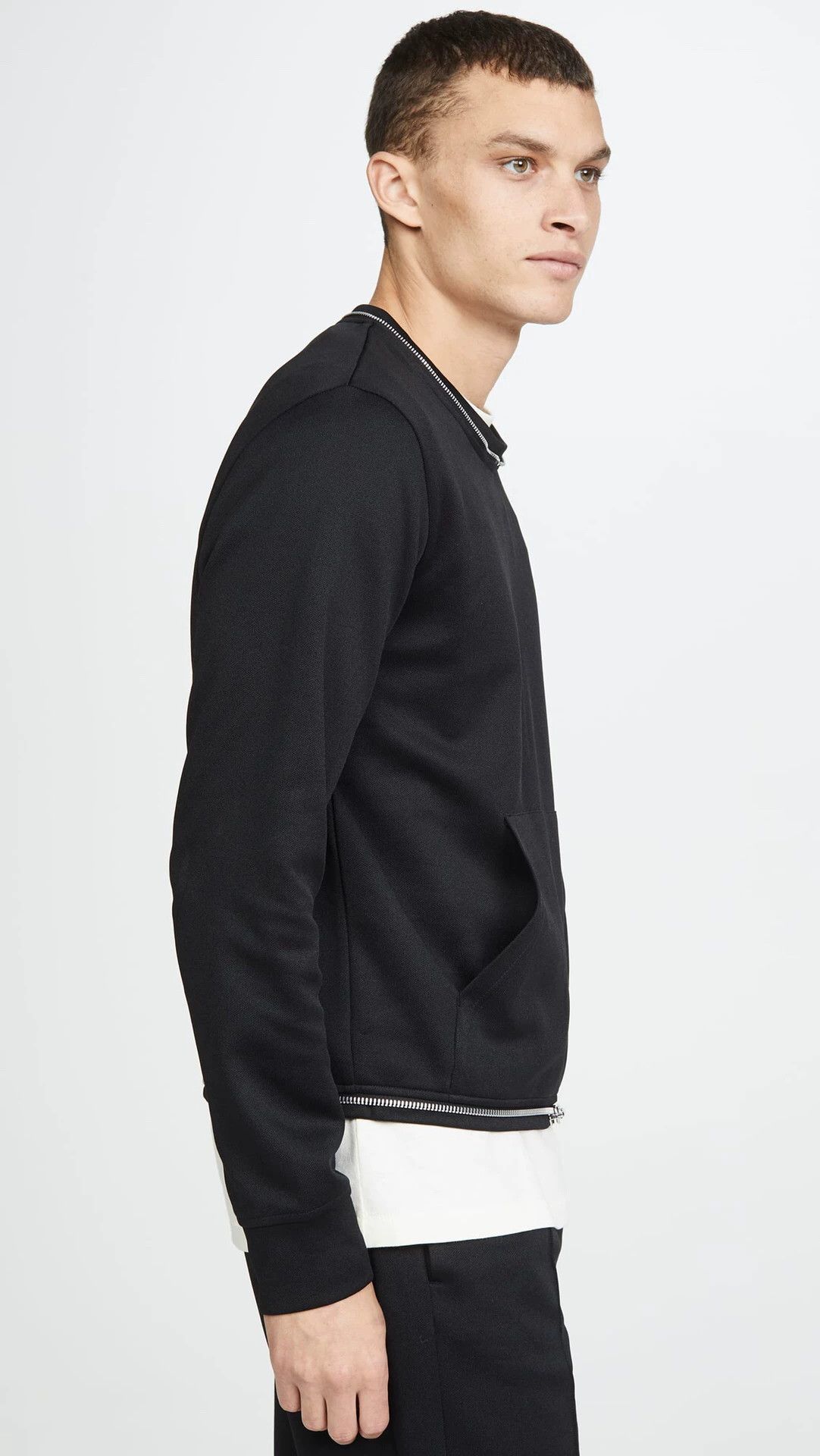 Helmut Lang Helmut Lang Detachable Hoodie Zip Sweatshirt Size US L / EU 52-54 / 3 - 3 Thumbnail