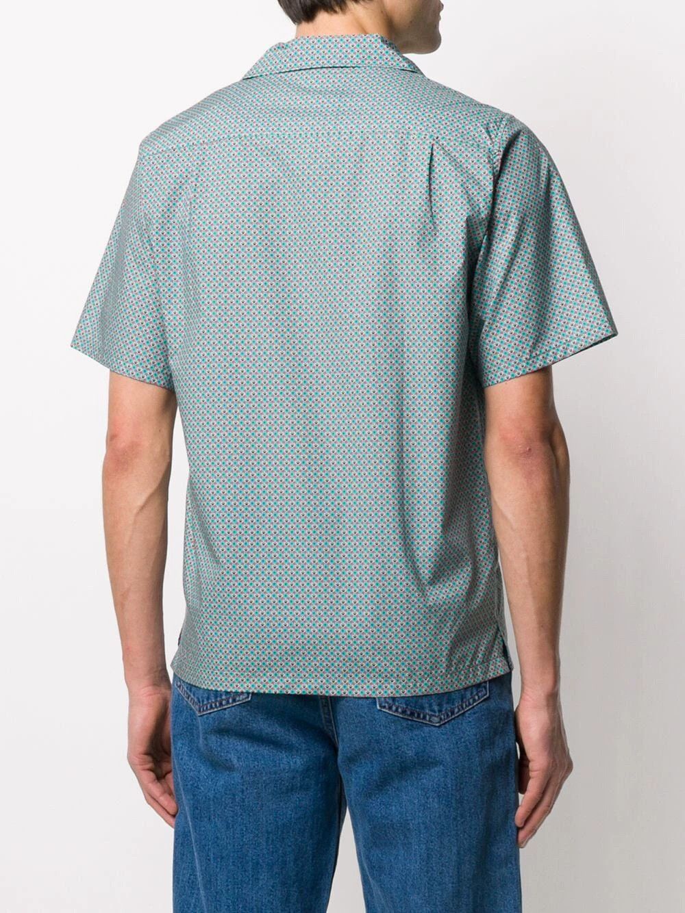 Kenzo KENZO Tiger Monogram Men's Short-Sleeve Bowling Shirt Size US XL / EU 56 / 4 - 2 Thumbnail