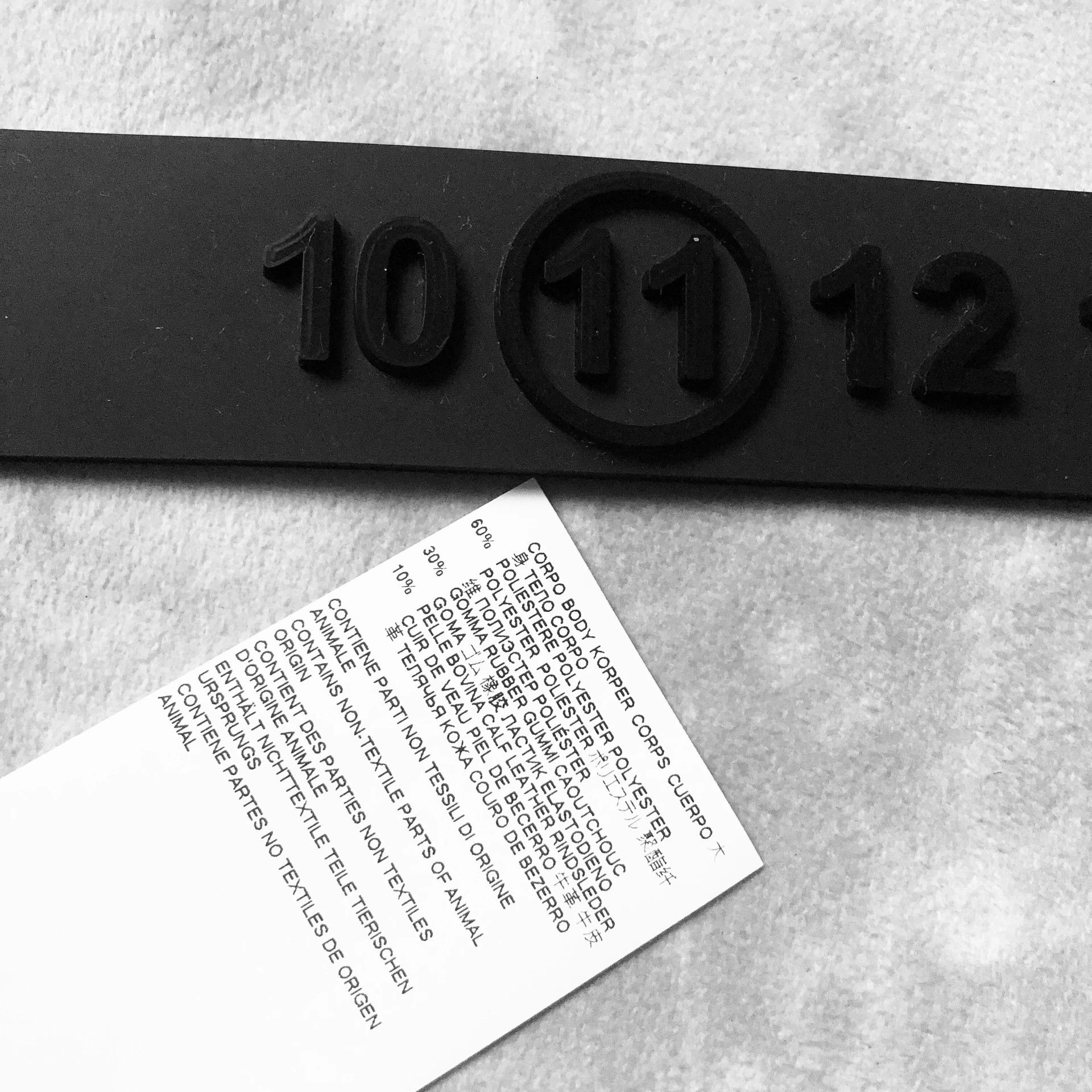 Maison Margiela Maison Margiela 3D Number Patchwork Belt Size ONE SIZE - 6 Thumbnail