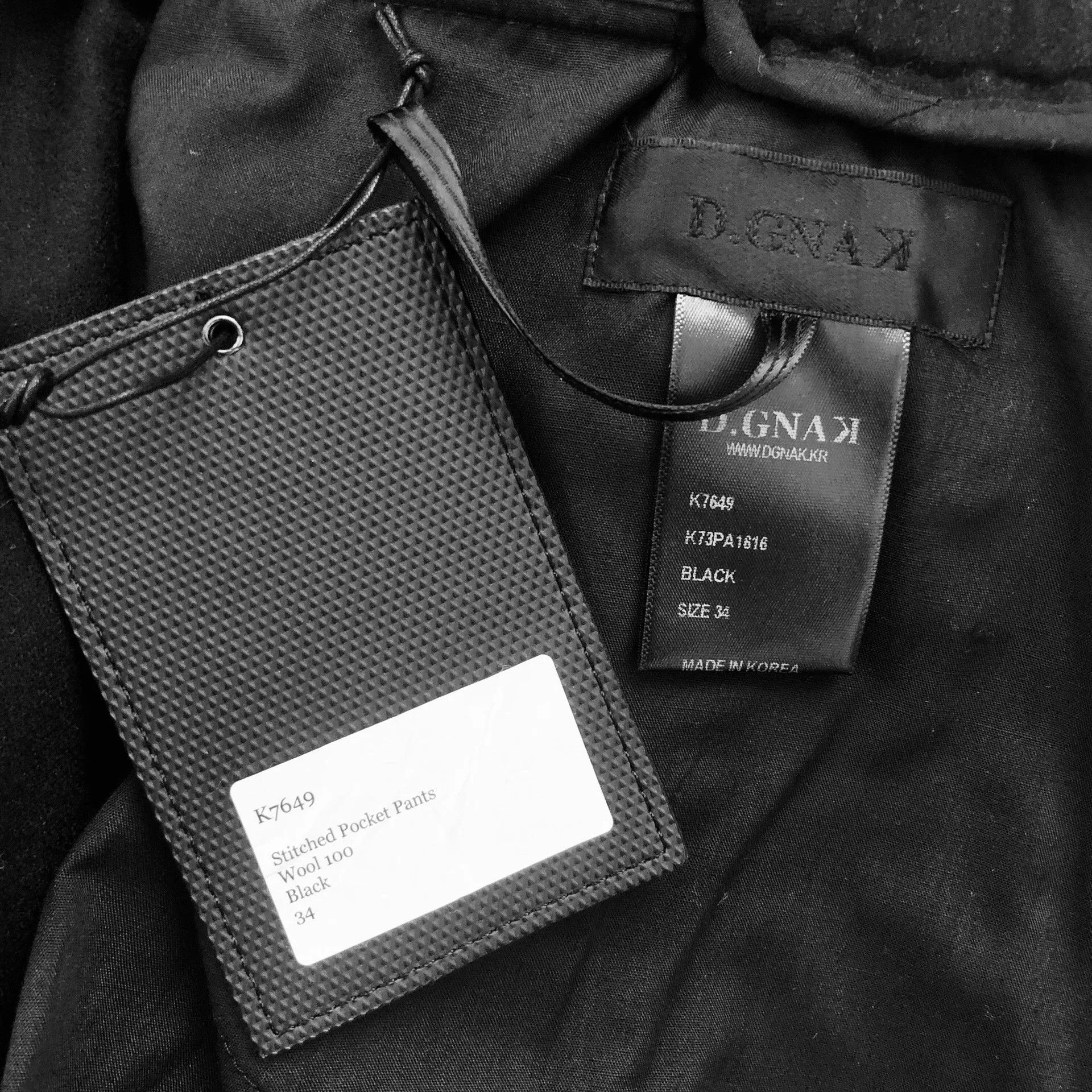 D.Gnak By Kang.D D.Gnak by Kang.D Wool Cropped Pants Size US 34 / EU 50 - 8 Thumbnail