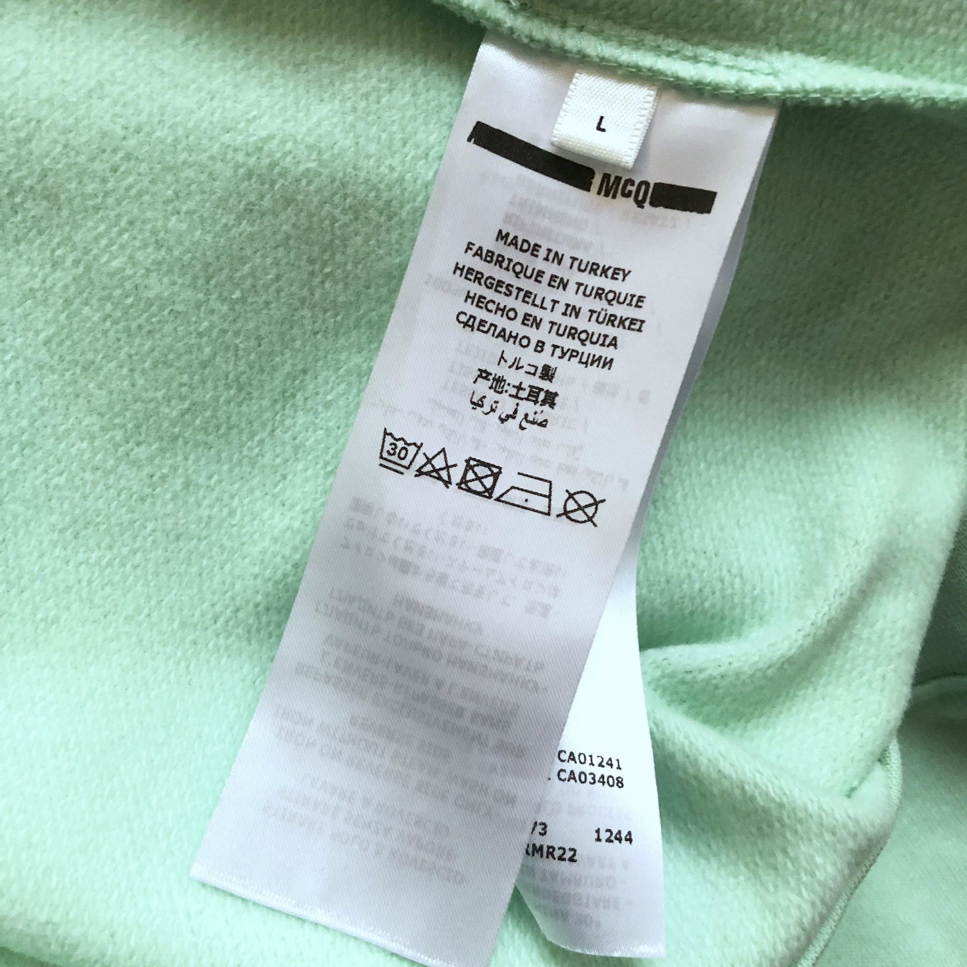 Alexander McQueen MCQ Alexander McQueen Santa Rosa Racer Hoodie Size US L / EU 52-54 / 3 - 9 Thumbnail