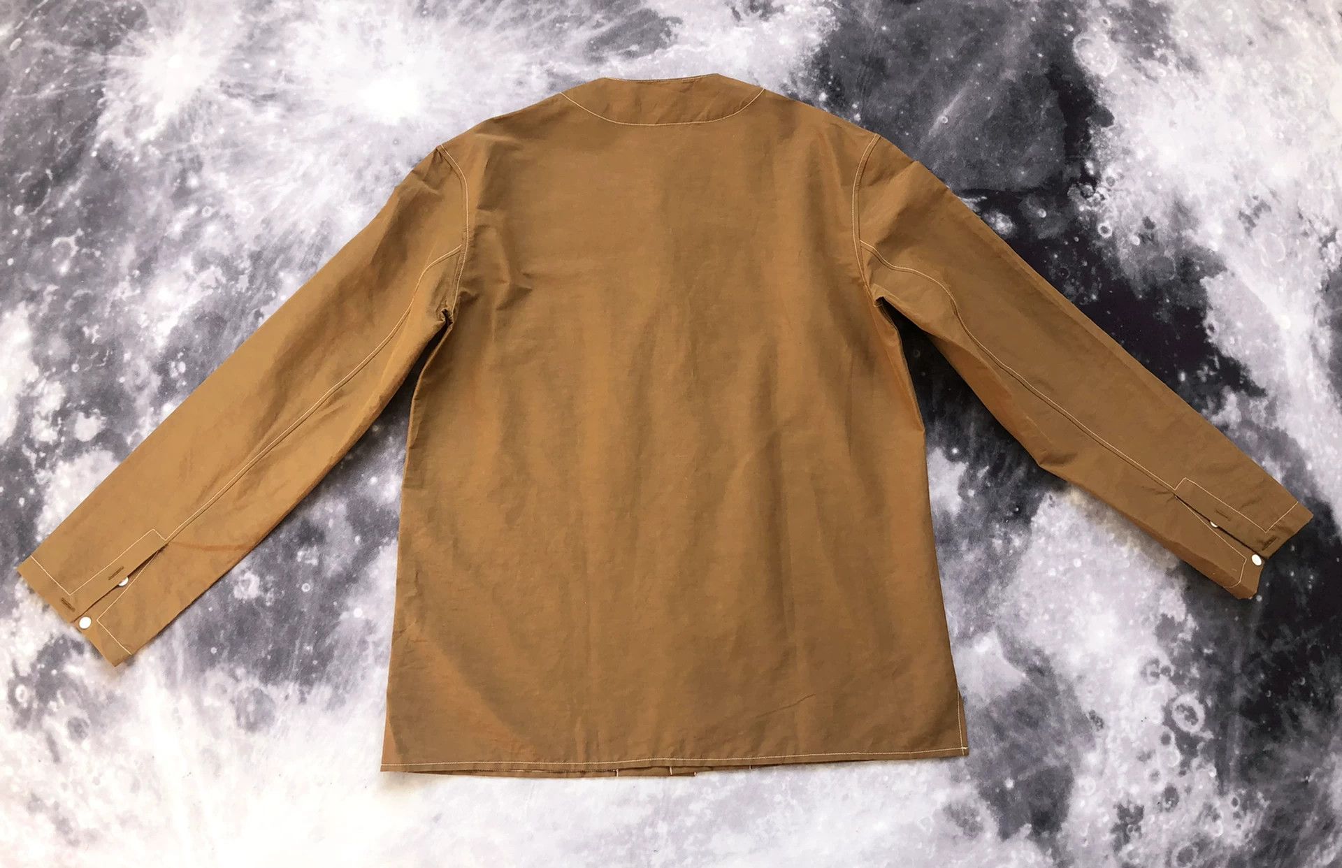 Lemaire Lemaire Tobacco V-Neck Shirt Size US S / EU 44-46 / 1 - 8 Thumbnail