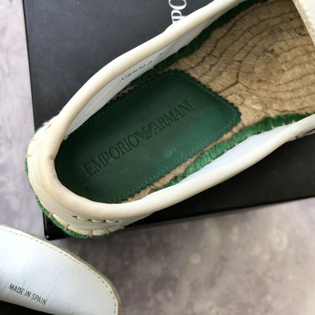 Emporio Armani Emporio Armani Men's Espadrille Loafers Size US 8 / EU 41 - 7 Thumbnail