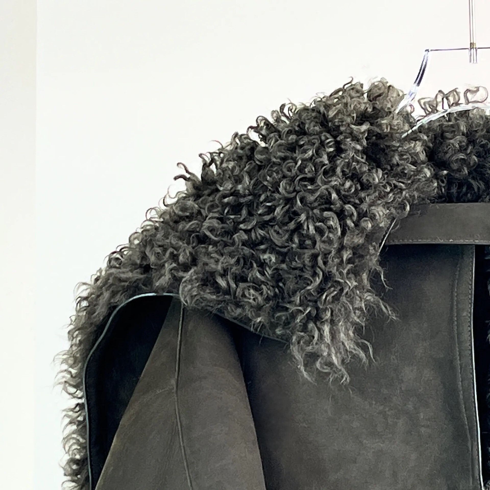 Dior Dior Reversible Dark Green Lamb Fur Coat Size XXS / US 00 / IT 34 - 3 Thumbnail