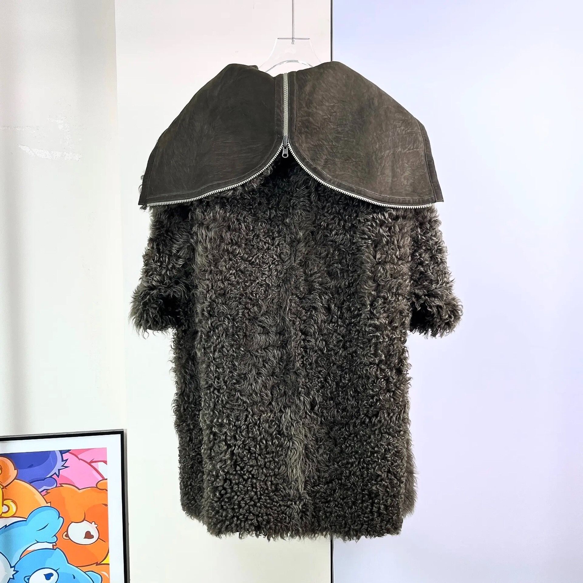 Dior Dior Reversible Dark Green Lamb Fur Coat Size XXS / US 00 / IT 34 - 6 Thumbnail
