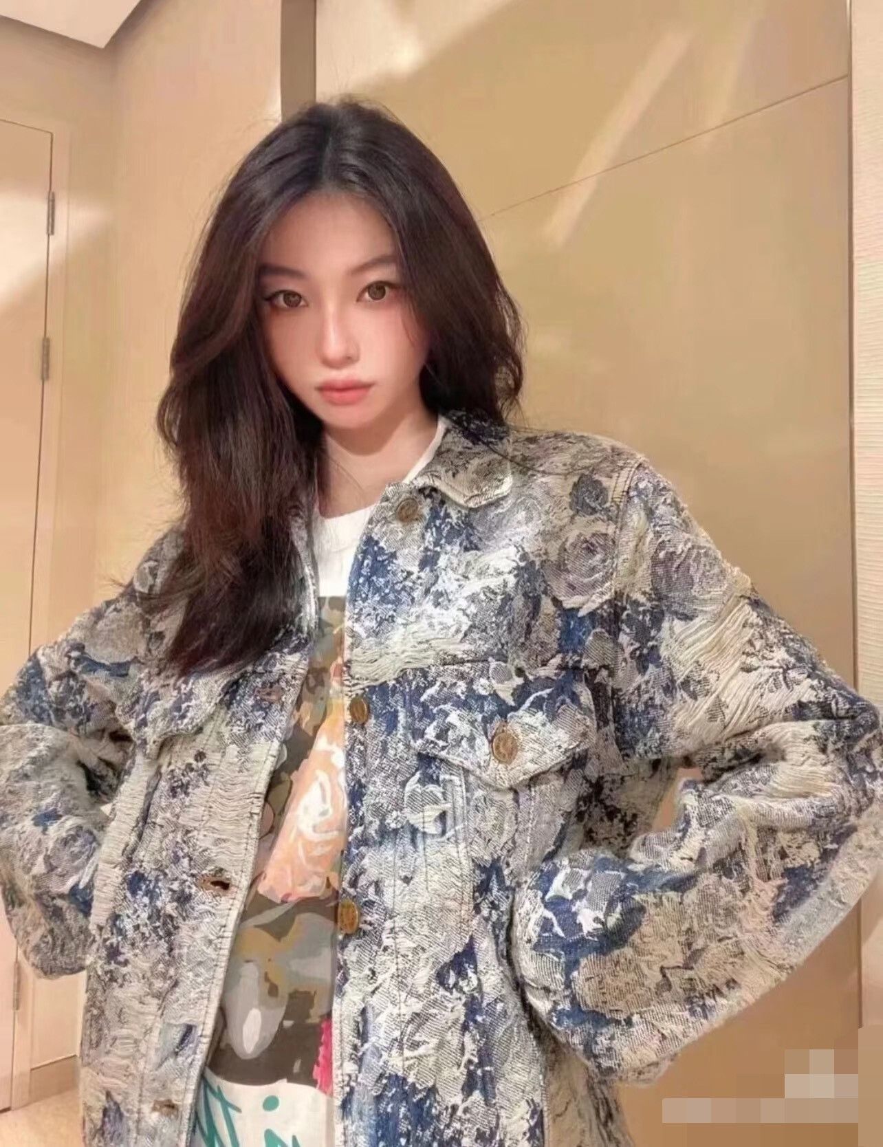 Louis Vuitton LV Floral Denim Jacket Size US M / EU 48-50 / 2 - 3 Thumbnail