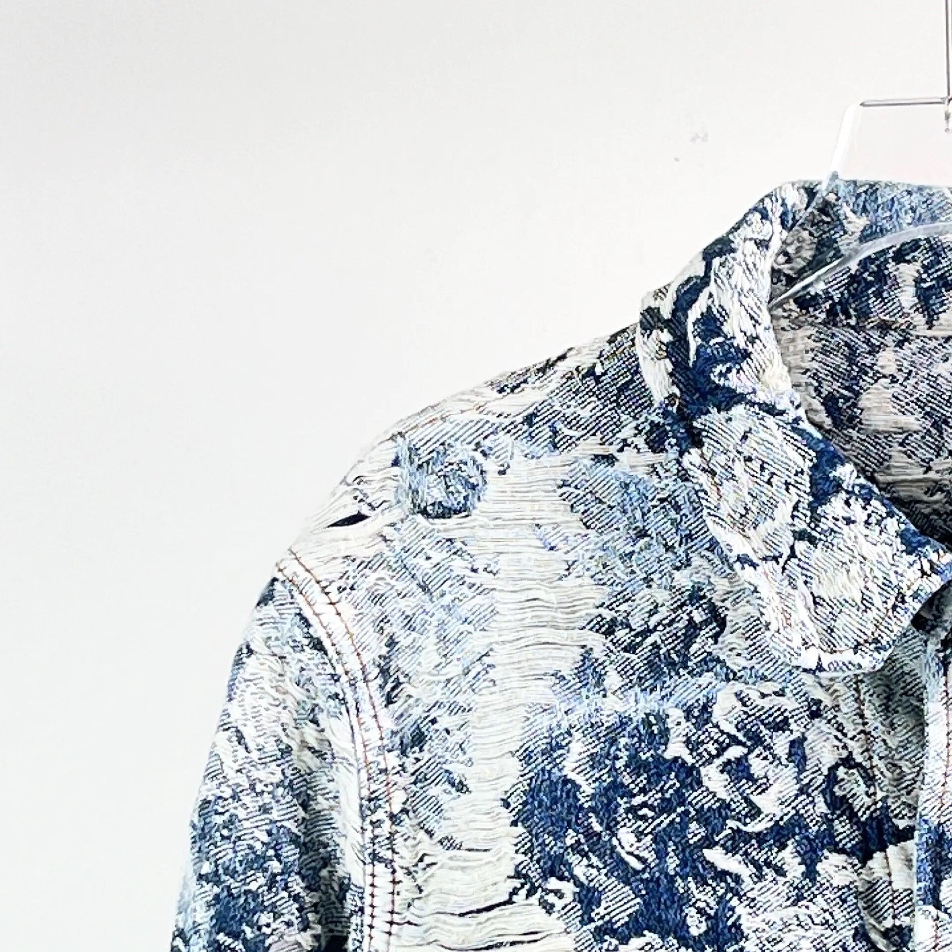 Louis Vuitton LV Floral Denim Jacket Size US M / EU 48-50 / 2 - 6 Thumbnail