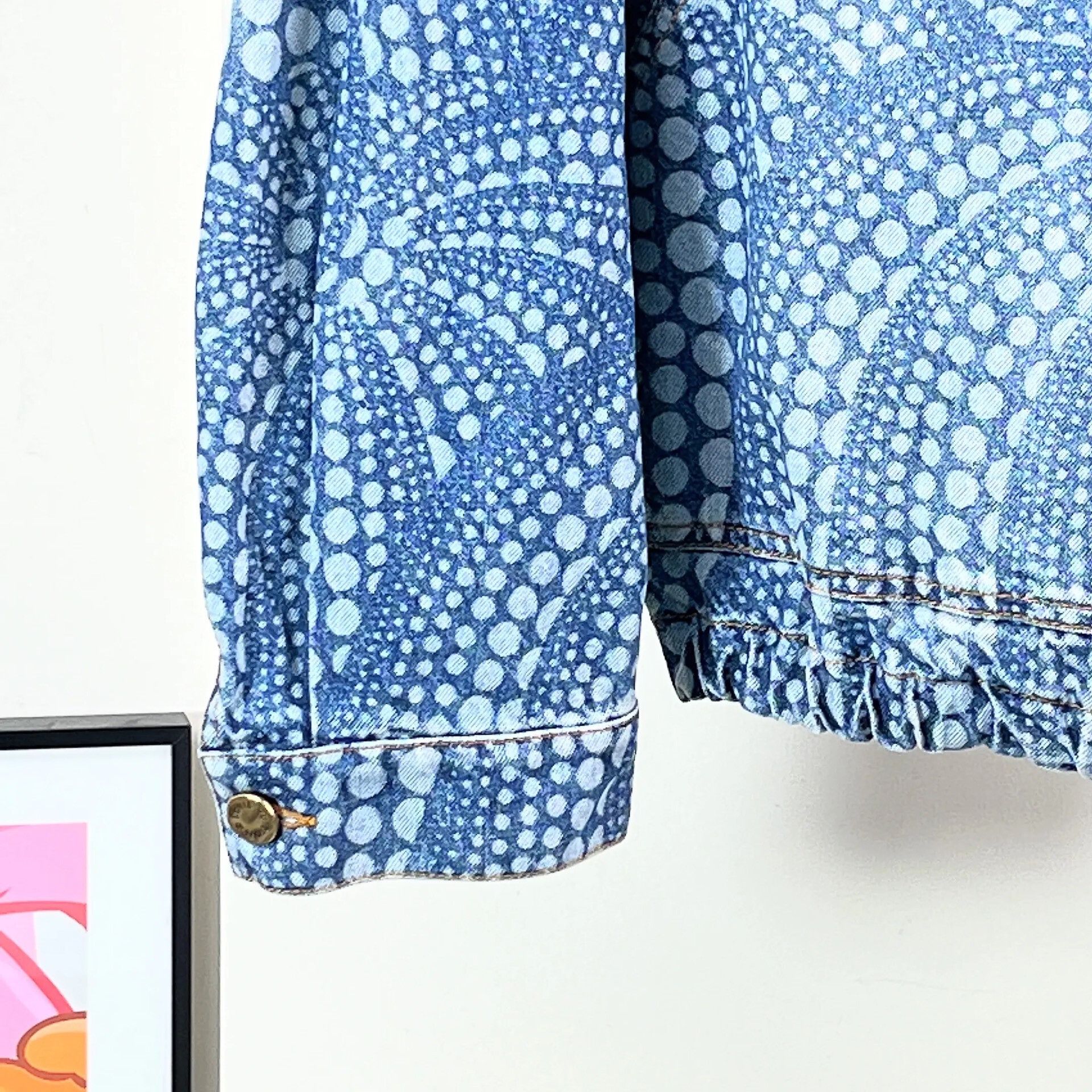 Yayoi Kusama Louis Vuitton x Yayoi Kusama Denim Jacket Size US M / EU 48-50 / 2 - 6 Thumbnail