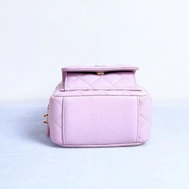 Chanel Chanel 24S Purple Caviar Leather Mini Backpack Size ONE SIZE - 6 Thumbnail