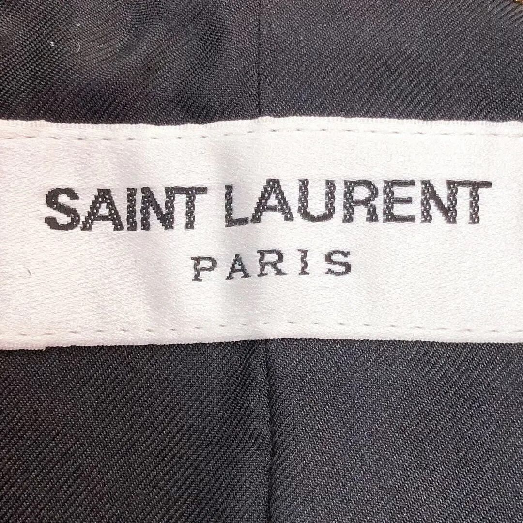 Yves Saint Laurent YSL Black Patent Leather Trench Coat Size XS / US 0-2 / IT 36-38 - 6 Thumbnail