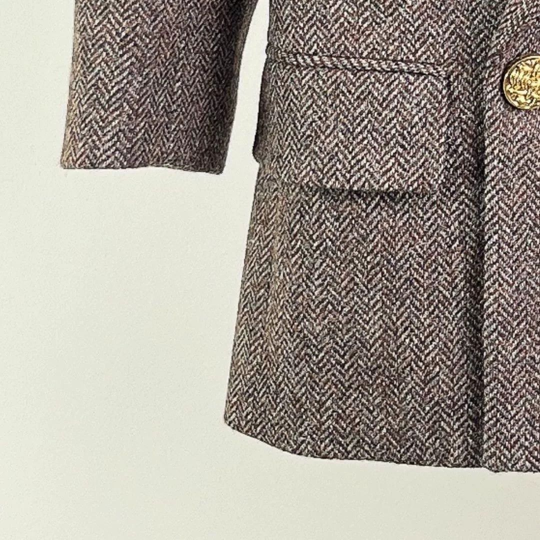 Yves Saint Laurent YSL Brown Wool Blazer Size XXS / US 00 / IT 34 - 5 Thumbnail