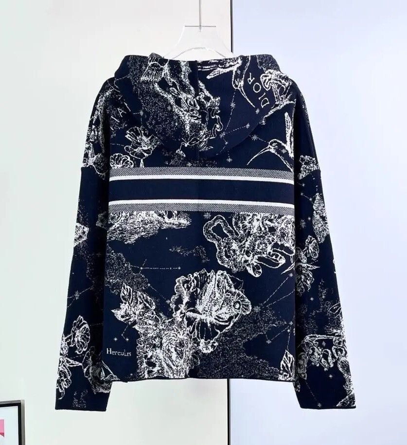 Dior Dior Constellations Cashmere Wool Hoodie Size XS / US 0-2 / IT 36-38 - 4 Thumbnail