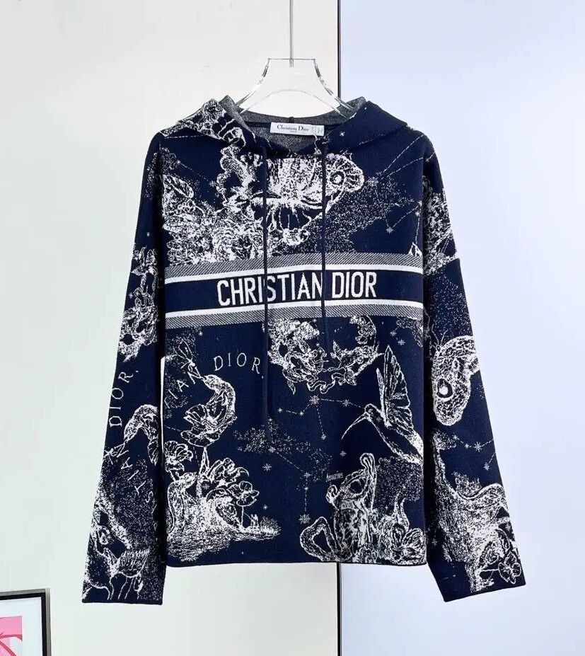 Dior Dior Constellations Cashmere Wool Hoodie Size XS / US 0-2 / IT 36-38 - 3 Thumbnail