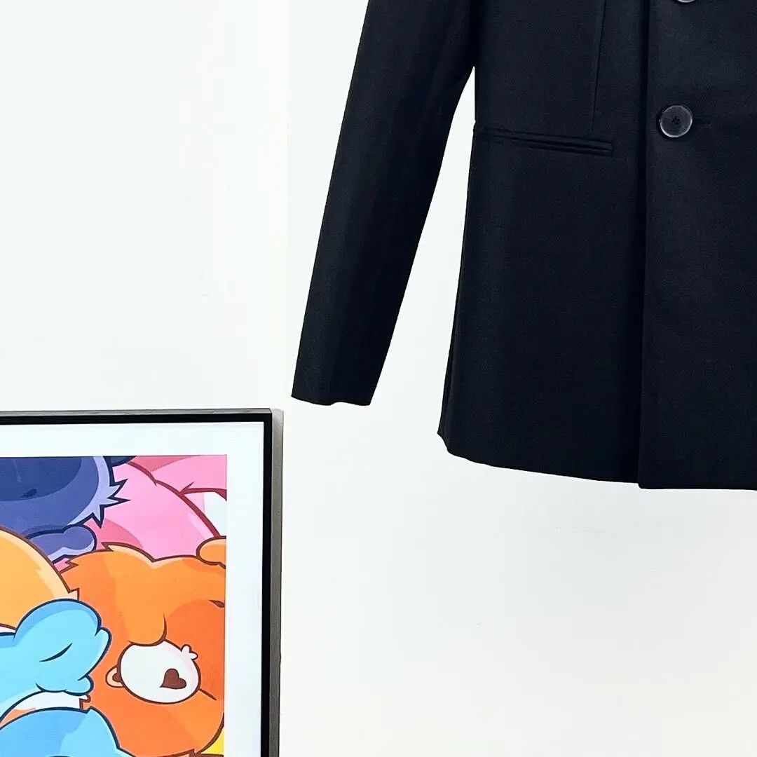Dior Dior Black Double-Breasted Blazer Size S / US 4 / IT 40 - 7 Thumbnail