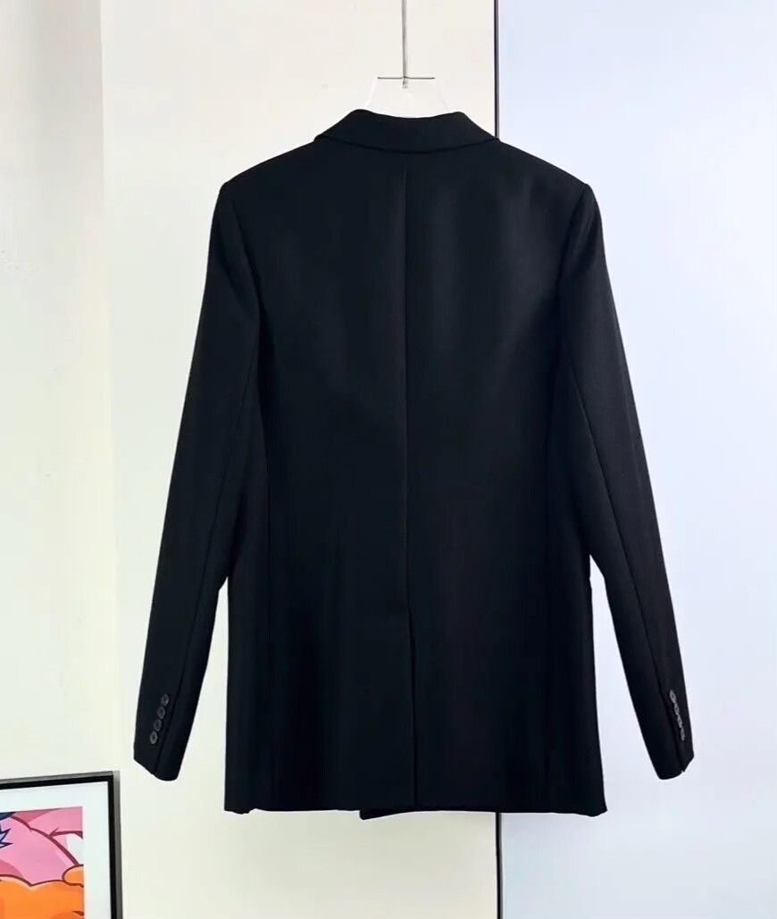 Dior Dior Black Double-Breasted Blazer Size S / US 4 / IT 40 - 5 Thumbnail