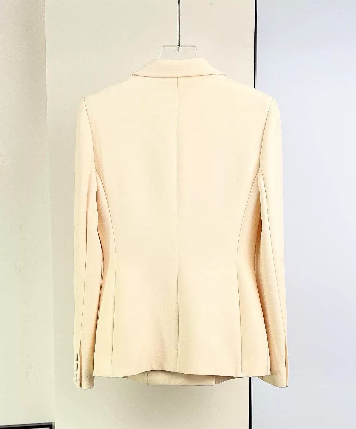 Dior Dior Beige Wool Women's Blazer Size XXS / US 00 / IT 34 - 3 Thumbnail