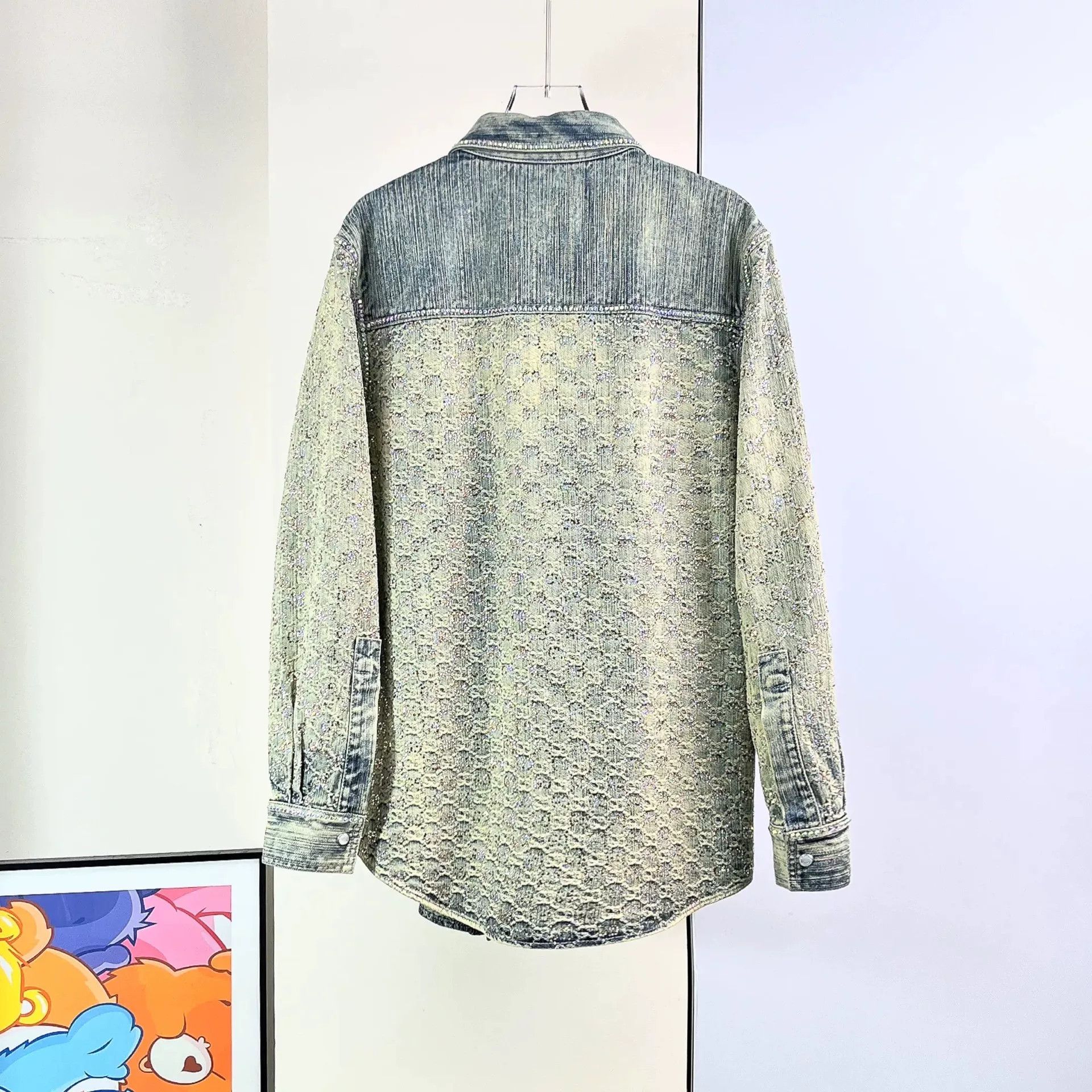 Gucci Gucci Heavy Embellished Jacquard Denim Jacket Size M / US 6-8 / IT 42-44 - 5 Thumbnail