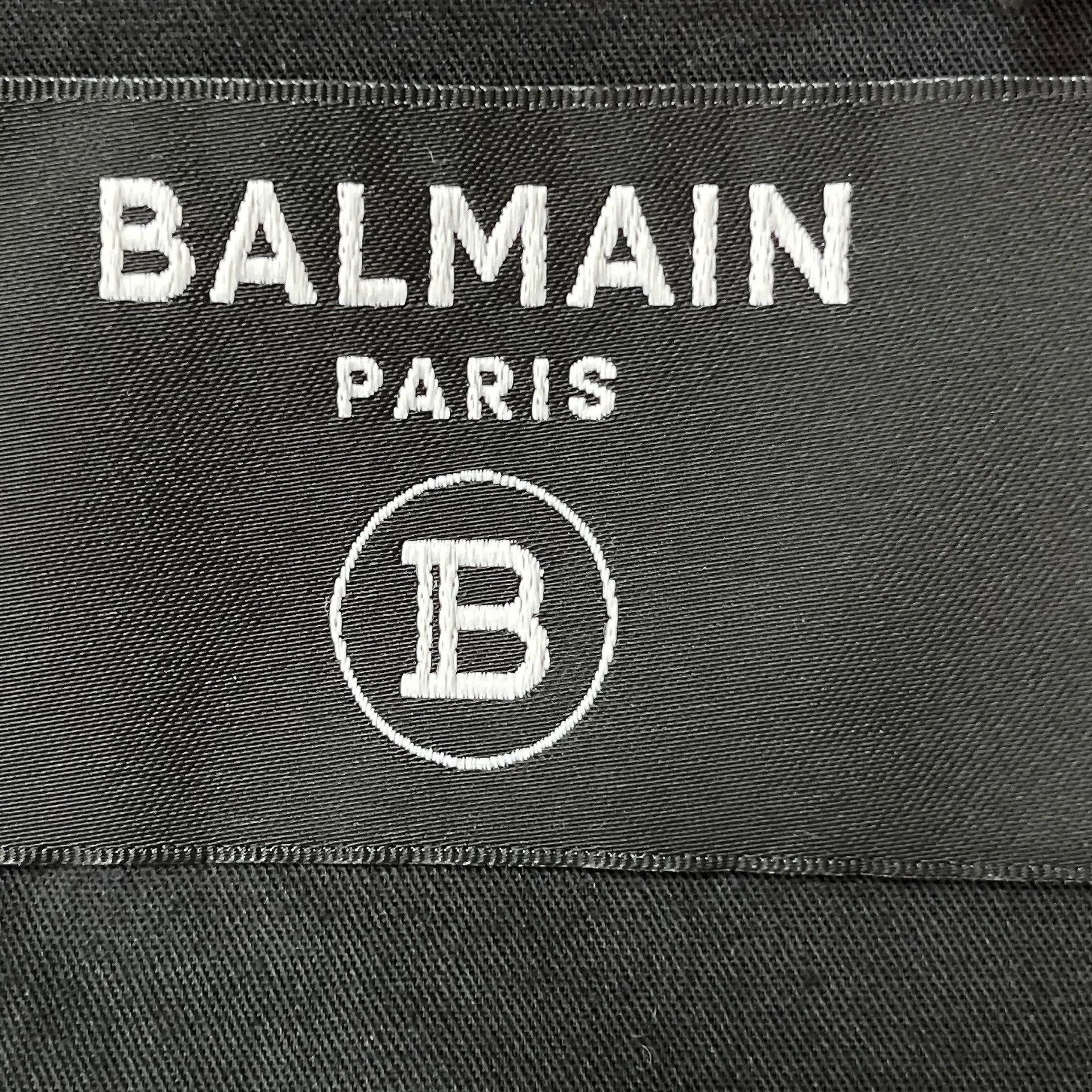 Balmain BALMAIN Leather Jacket Size US S / EU 44-46 / 1 - 4 Thumbnail