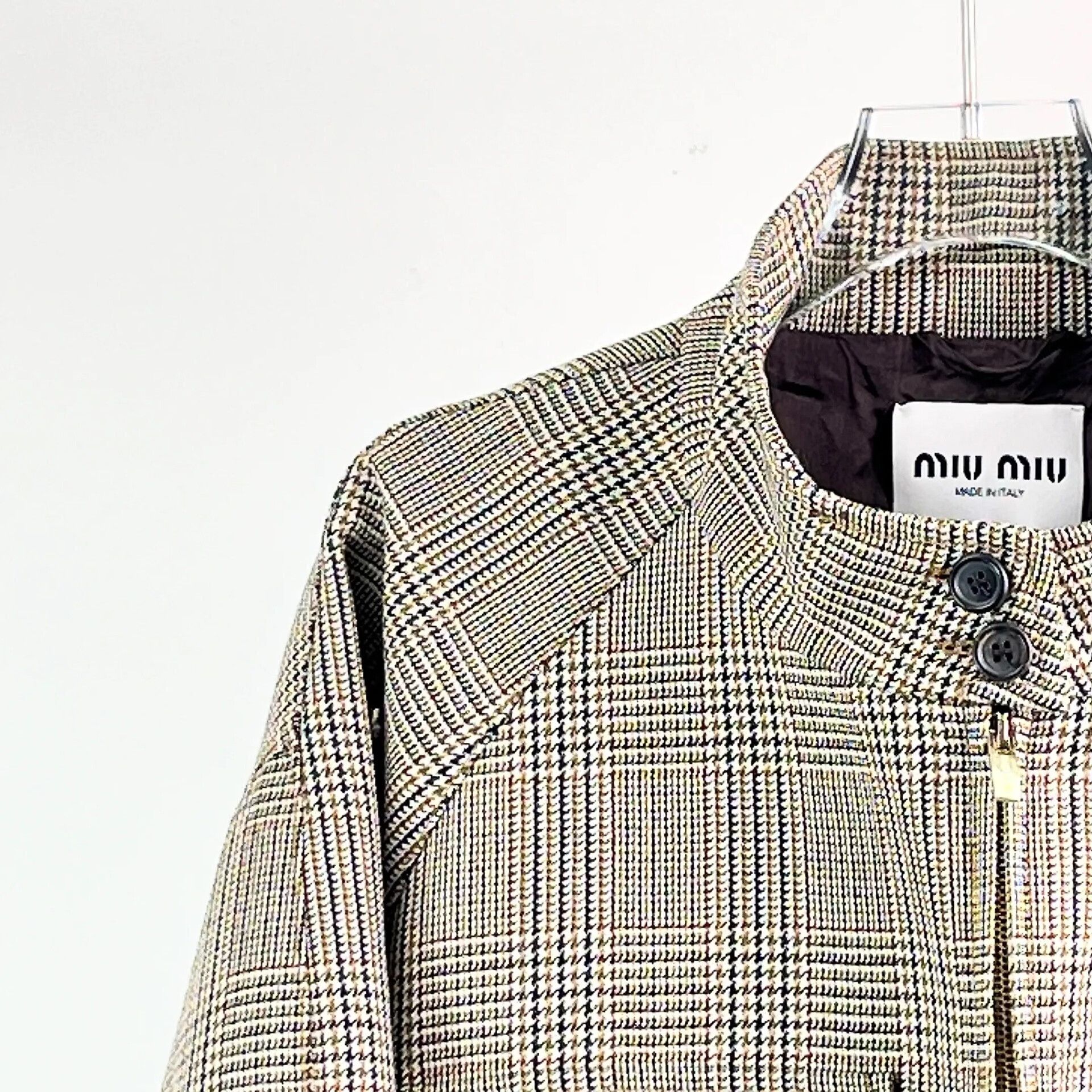 Miu Miu Miu Miu Houndstooth Embroidery Jacket Size M / US 6-8 / IT 42-44 - 4 Thumbnail