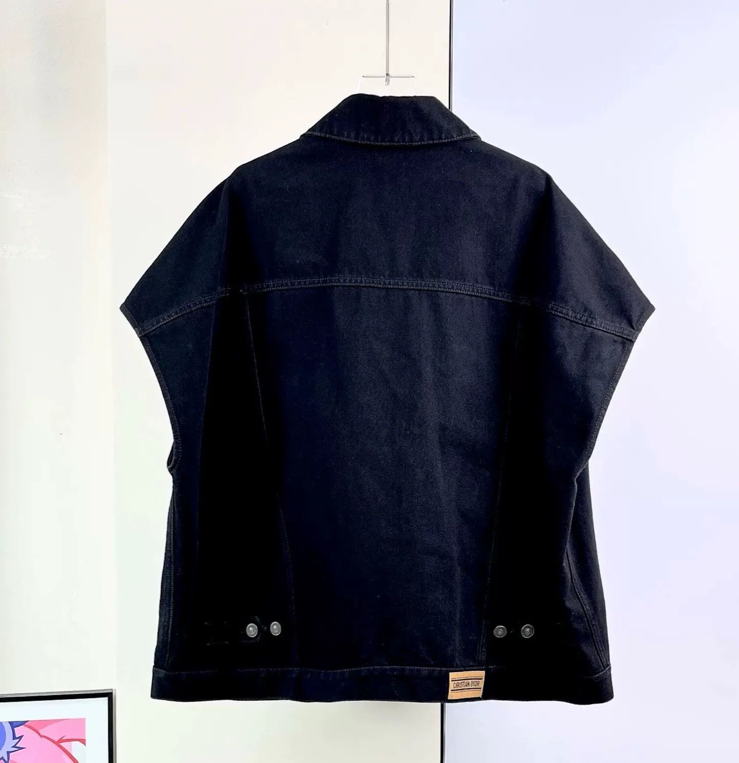 Dior Dior Denim Patch Badge Vest Coat Size S / US 4 / IT 40 - 5 Thumbnail