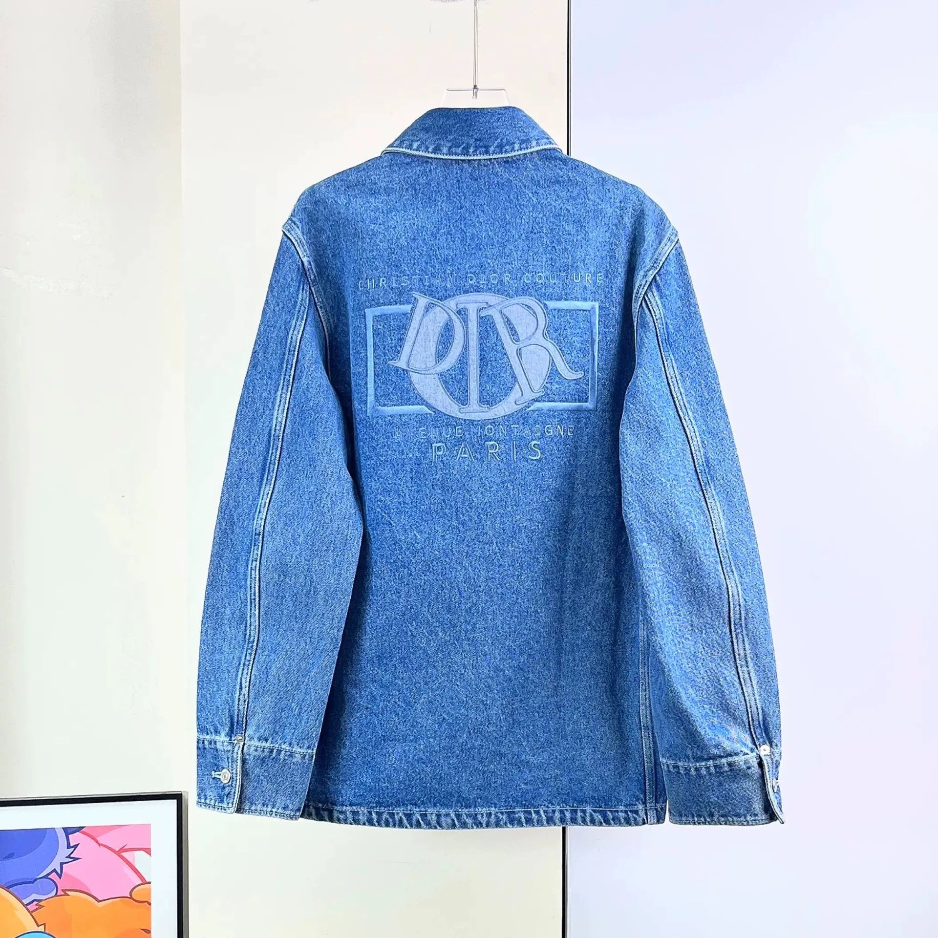 Dior Dior 24 Cannage Four-Pocket Denim Jacket Size US XS / EU 42 / 0 - 4 Thumbnail