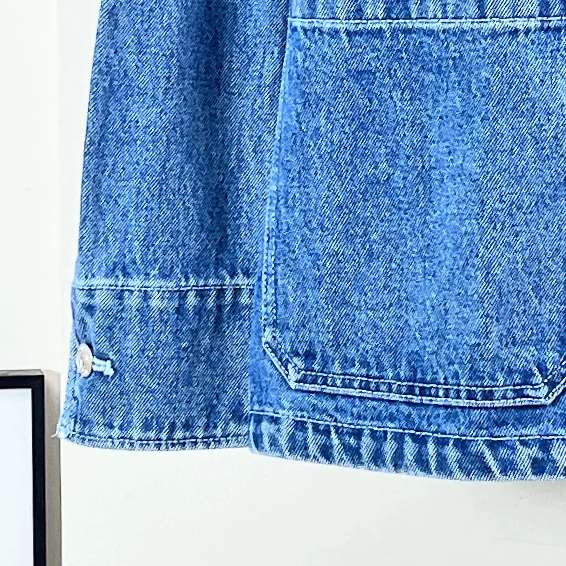 Dior Dior 24 Cannage Four-Pocket Denim Jacket Size US XS / EU 42 / 0 - 6 Thumbnail
