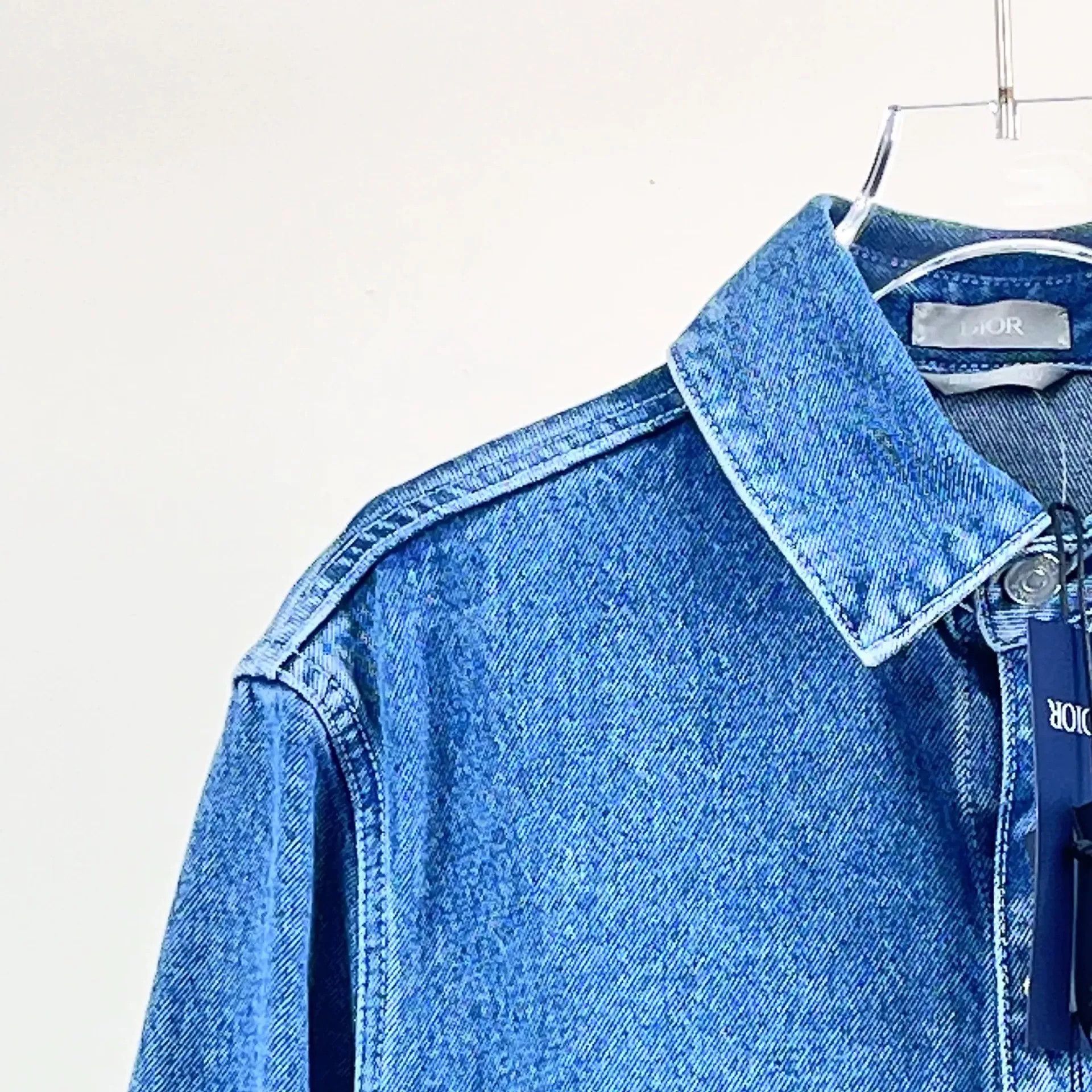 Dior Dior 24 Cannage Four-Pocket Denim Jacket Size US XS / EU 42 / 0 - 5 Thumbnail