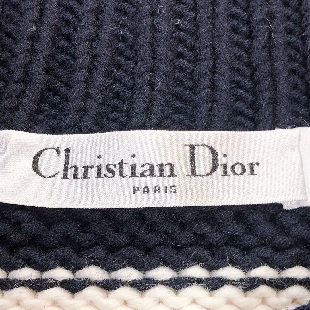 Dior Dior Sailor Collar Striped Knit Sweater Size XXS / US 00 / IT 34 - 5 Thumbnail