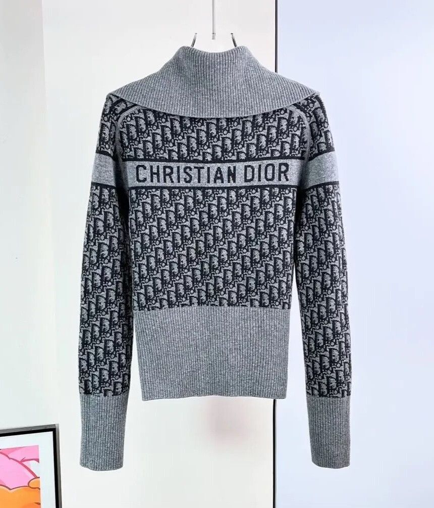 Dior Dior 25 Gray Reversible Monogram Coat Size S / US 4 / IT 40 - 4 Thumbnail