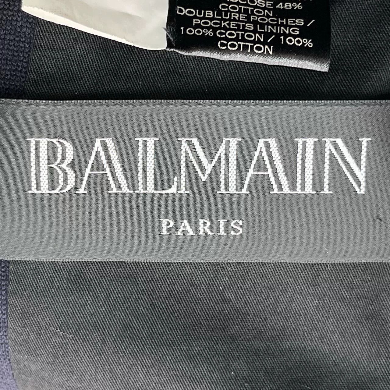 Balmain Balmain Men's Wool Coat Size US M / EU 48-50 / 2 - 3 Thumbnail