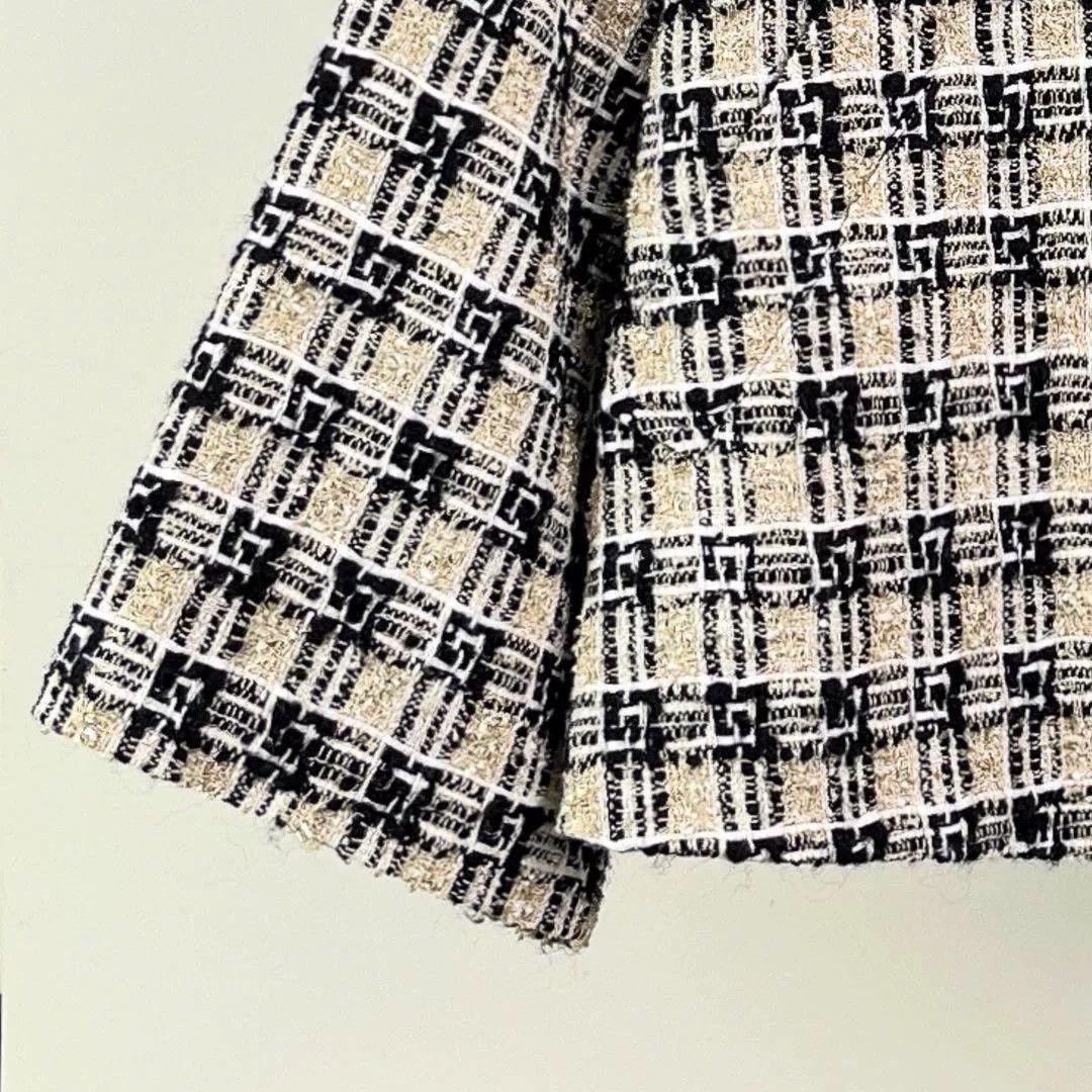 Gucci Gucci Beige Plaid Tweed Jacket Size XS / US 0-2 / IT 36-38 - 4 Thumbnail