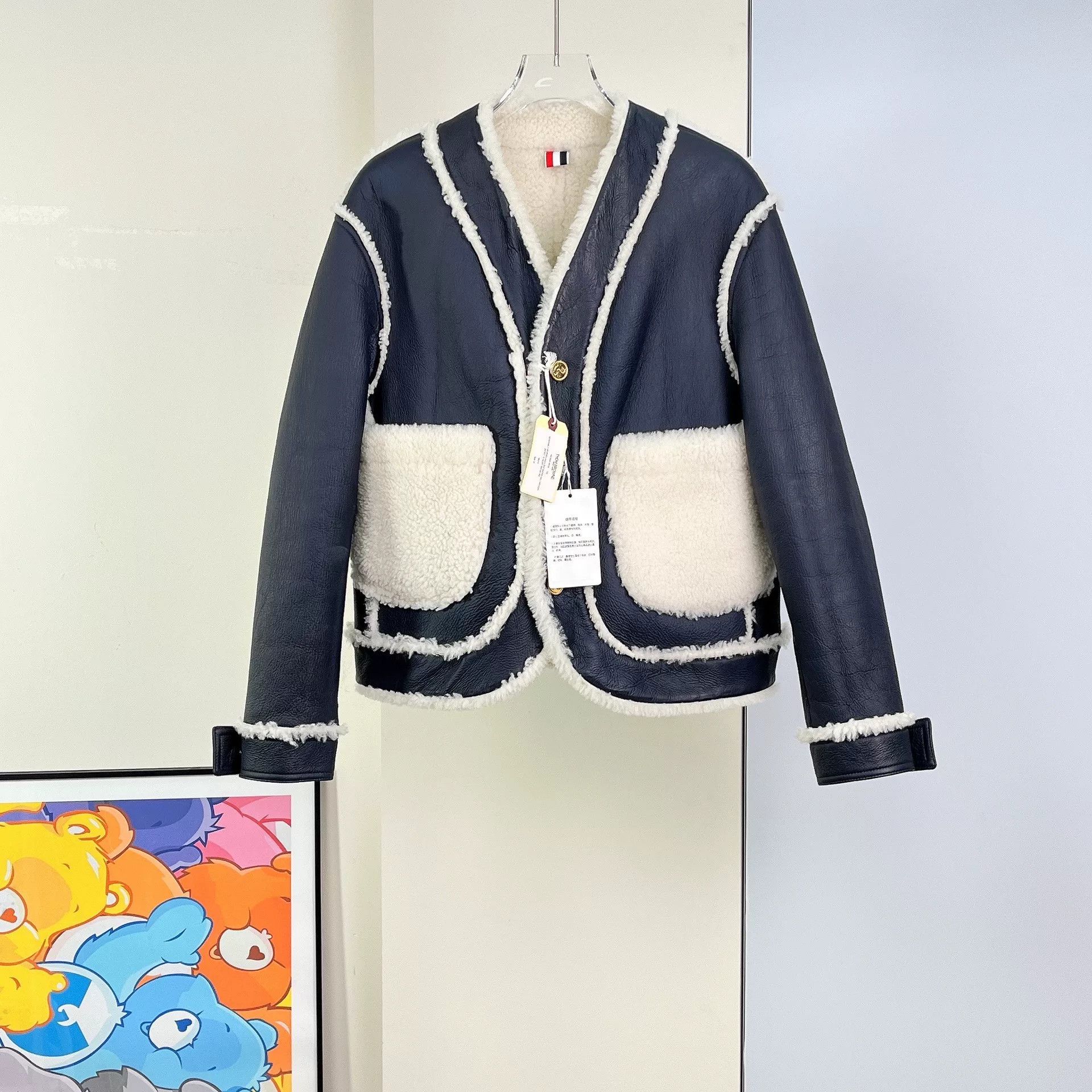 Thom Browne Thom Browne Reversible Shearling Winter Coat Size US XXS / EU 40 - 4 Thumbnail