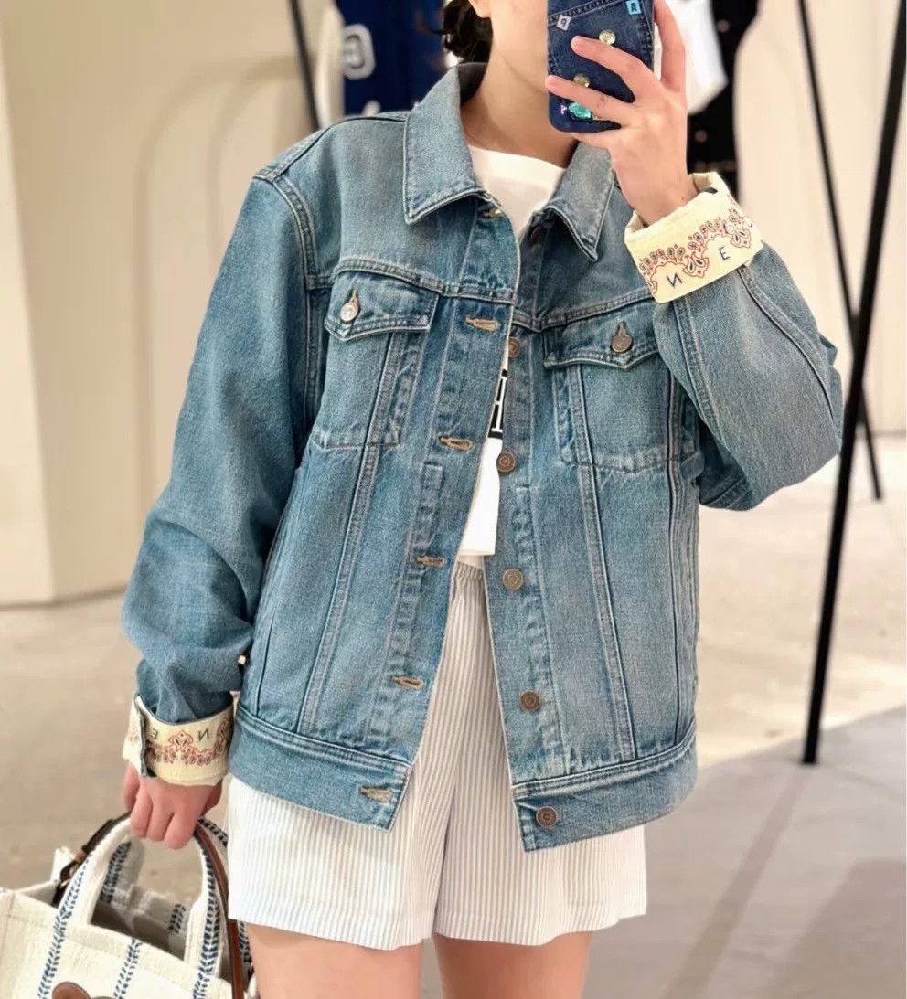 Celine Celine 23 Cat Claw Washed Denim Jacket Size XS / US 0-2 / IT 36-38 - 2 Thumbnail