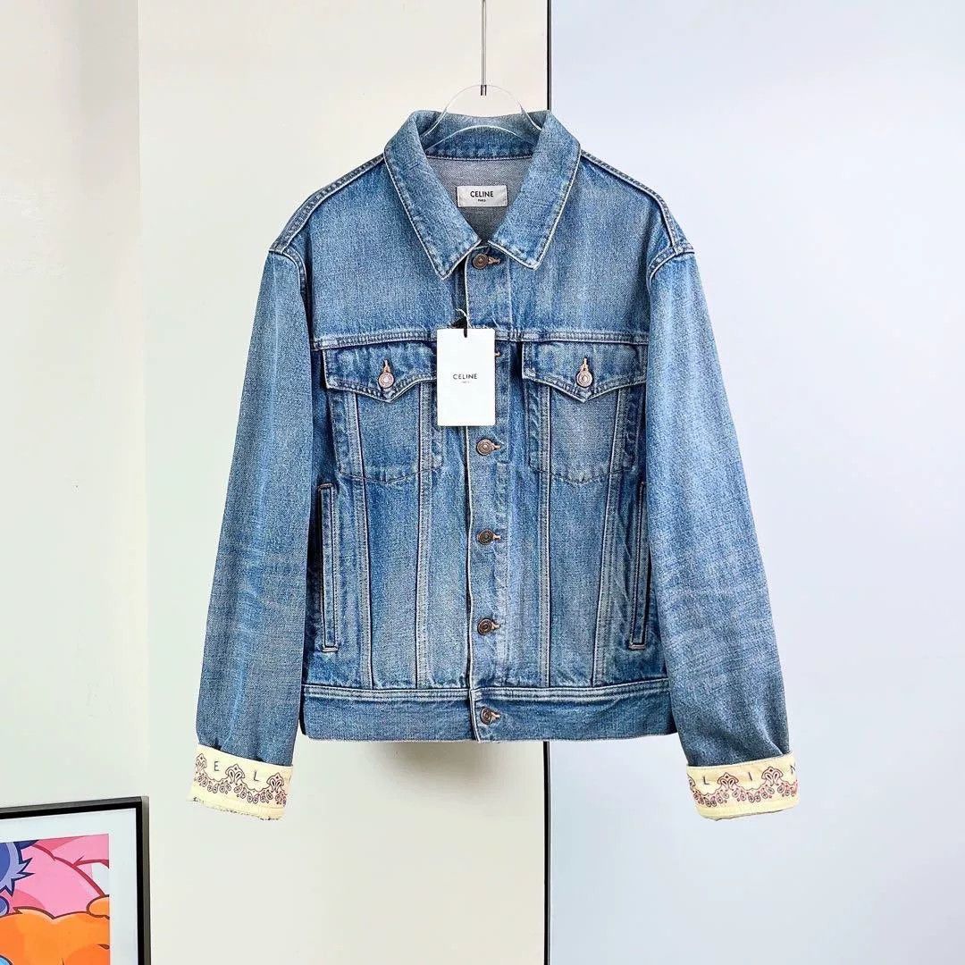 Celine Celine 23 Cat Claw Washed Denim Jacket Size XS / US 0-2 / IT 36-38 - 3 Thumbnail