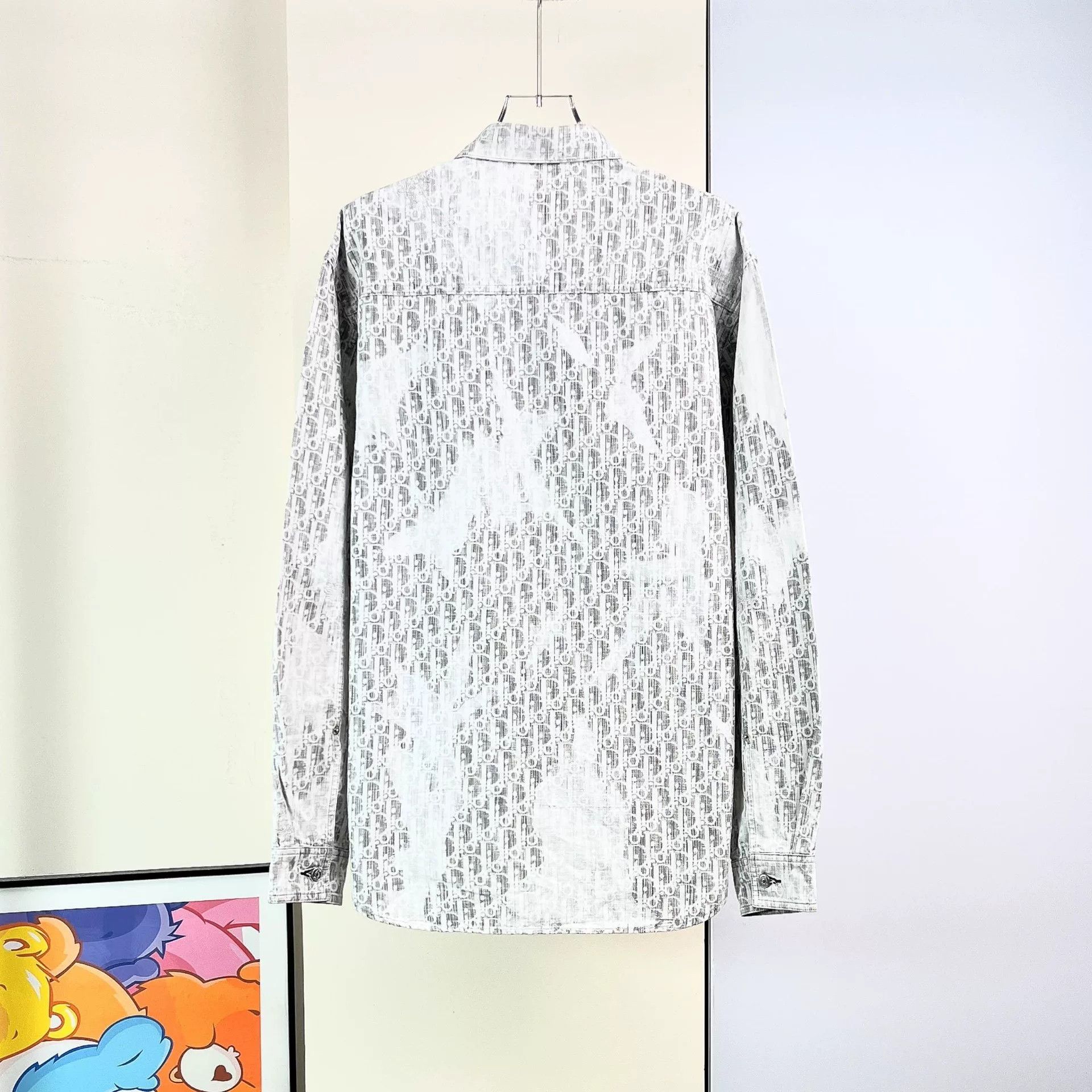 Dior Dior Oblique Kasuri Print Denim Shirt Size US XXS / EU 40 - 5 Thumbnail
