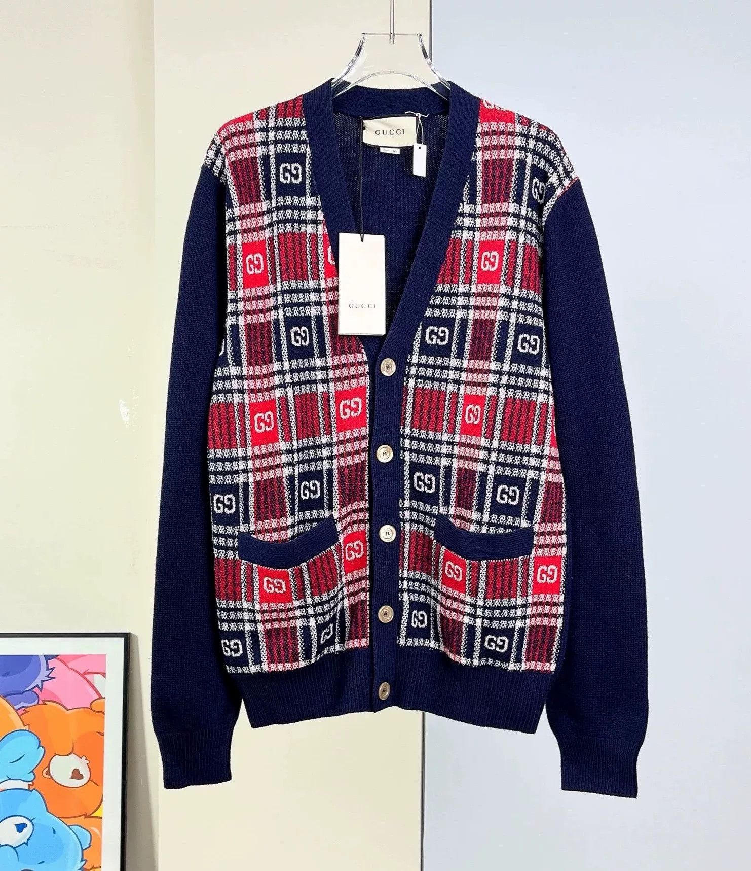 Gucci Gucci Color Block Sweater Cardigan Size US XS / EU 42 / 0 - 2 Thumbnail