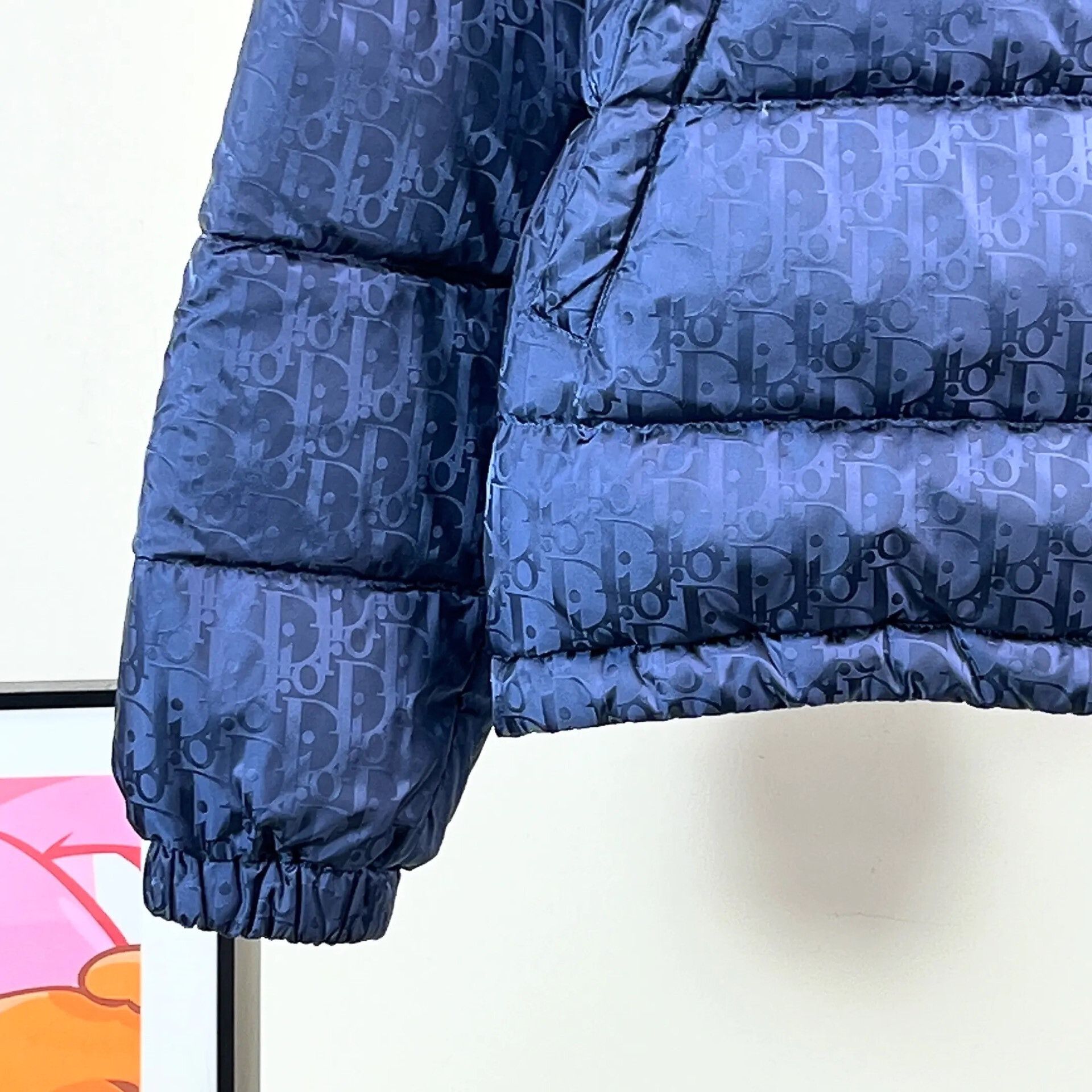 Dior Dior Men's Blue Logo Down Jacket Size US M / EU 48-50 / 2 - 5 Thumbnail