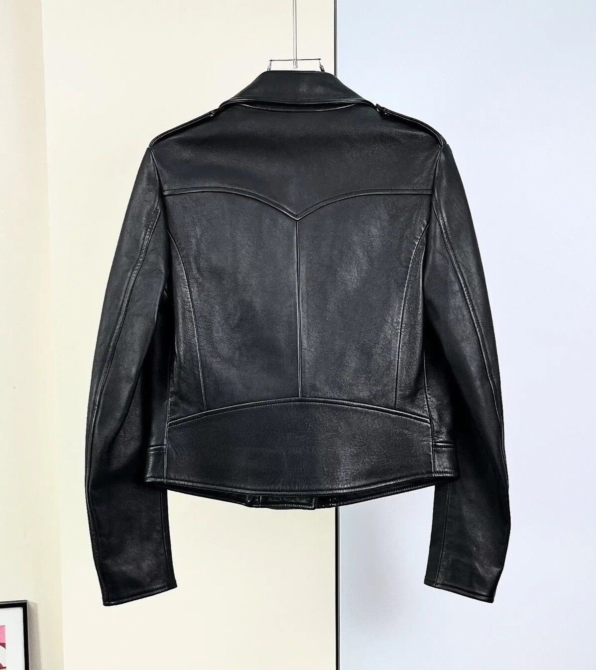 Versace Versace Black Sheepskin Coat Size S / US 4 / IT 40 - 2 Thumbnail