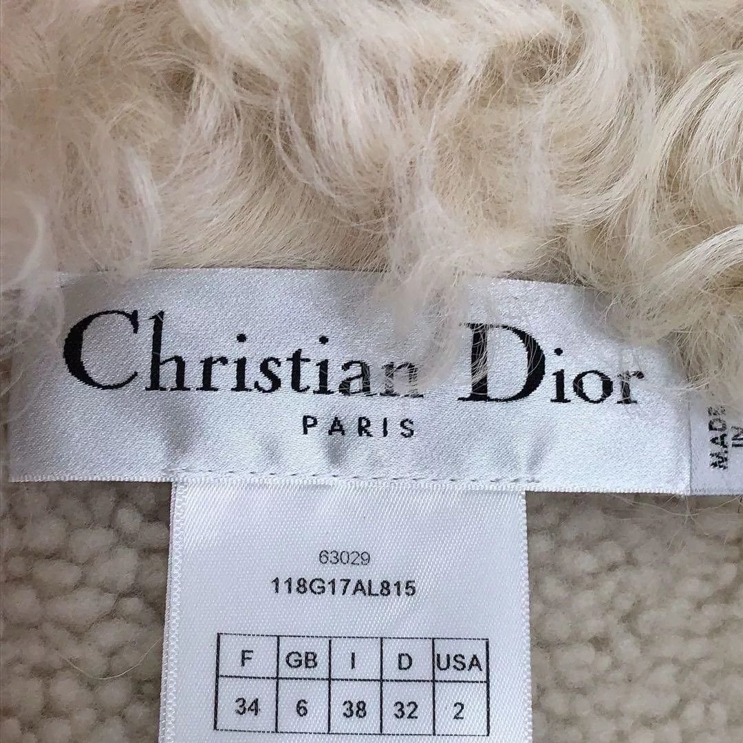 Dior Dior Shearling Vest Coat Size XXS / US 00 / IT 34 - 5 Thumbnail