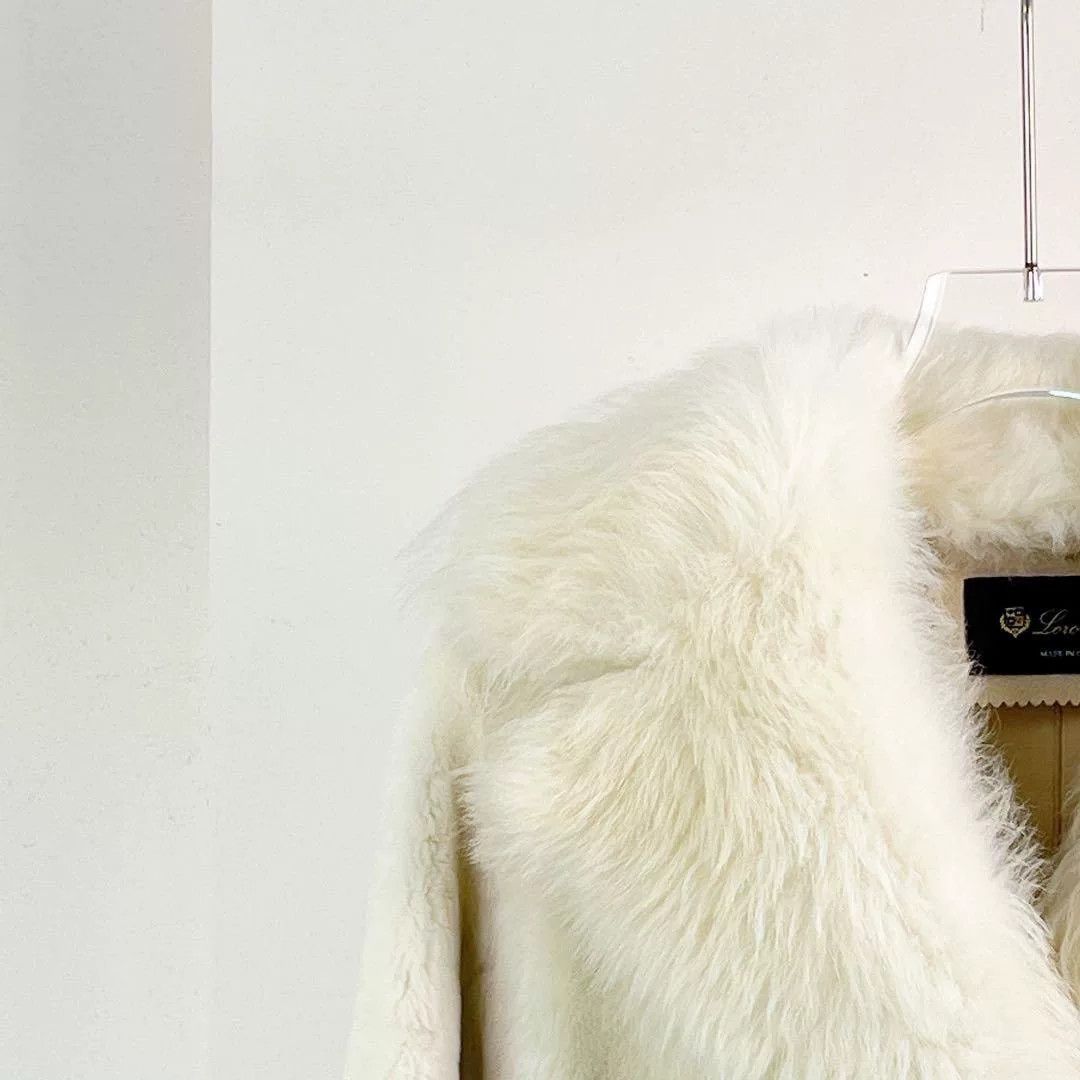 Loro Piana Loro Piana Beige Lamb Shearling Coat Size S / US 4 / IT 40 - 3 Thumbnail