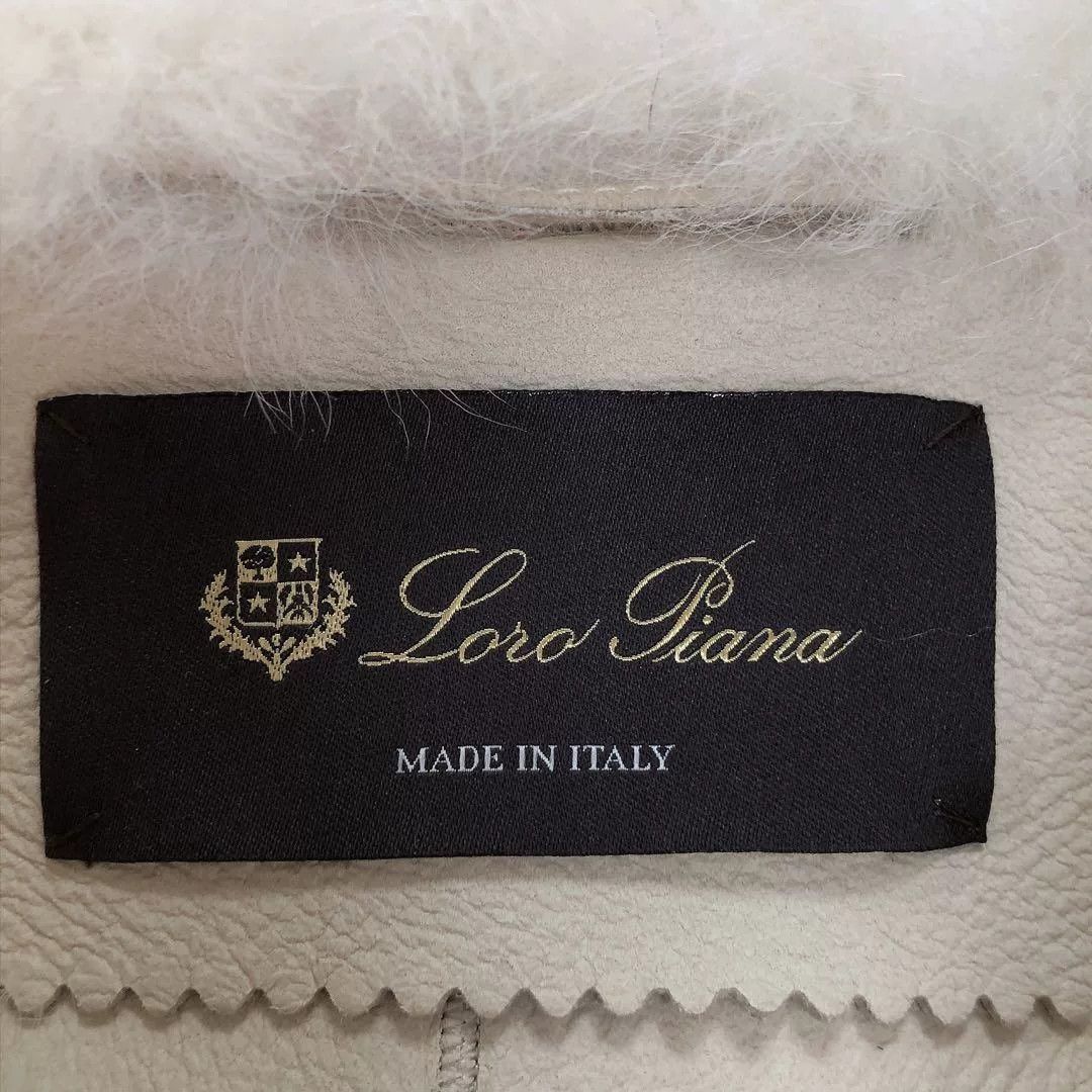 Loro Piana Loro Piana Beige Lamb Shearling Coat Size S / US 4 / IT 40 - 5 Thumbnail