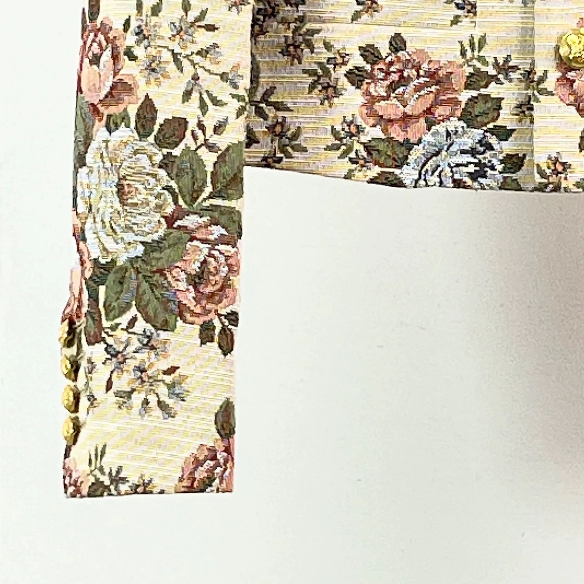 Celine Celine Vintage Floral Embroidery Tweed Jacket Size XXS / US 00 / IT 34 - 5 Thumbnail