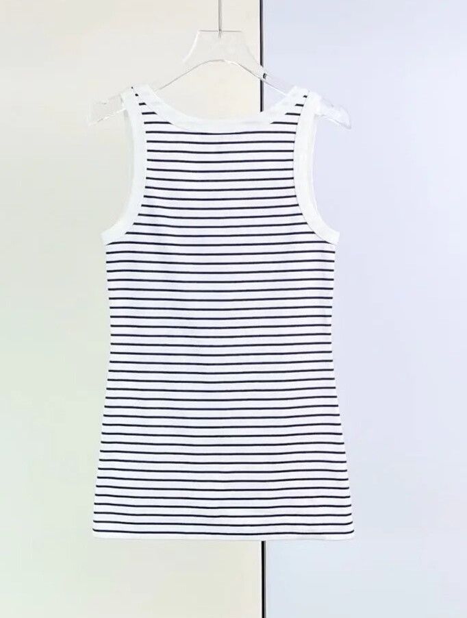 Prada Prada Striped Sleeveless Vest Size S / US 4 / IT 40 - 3 Thumbnail