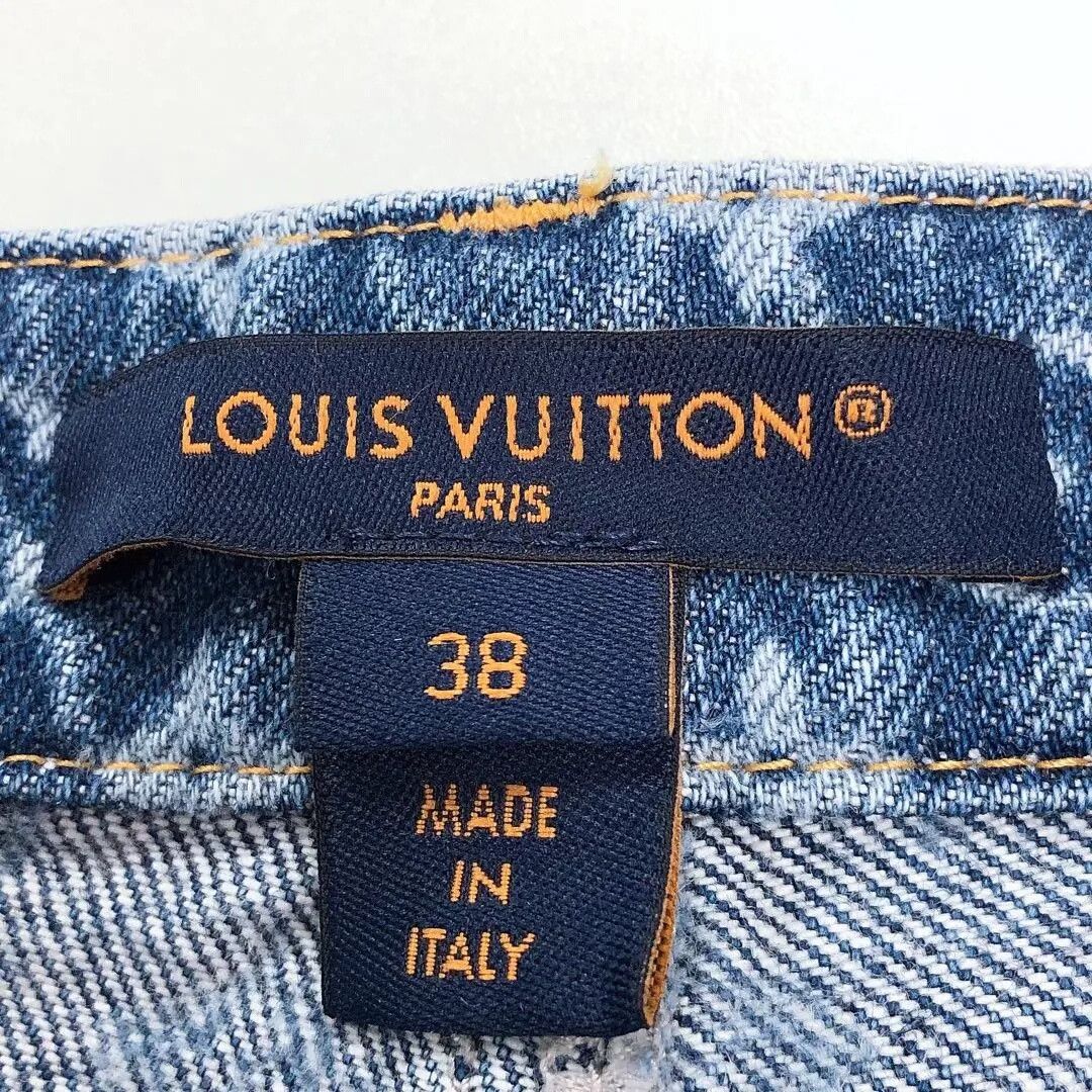 Louis Vuitton LV Monogram Wide-Leg Jeans Size 38" / US 16 / IT 52 - 6 Thumbnail