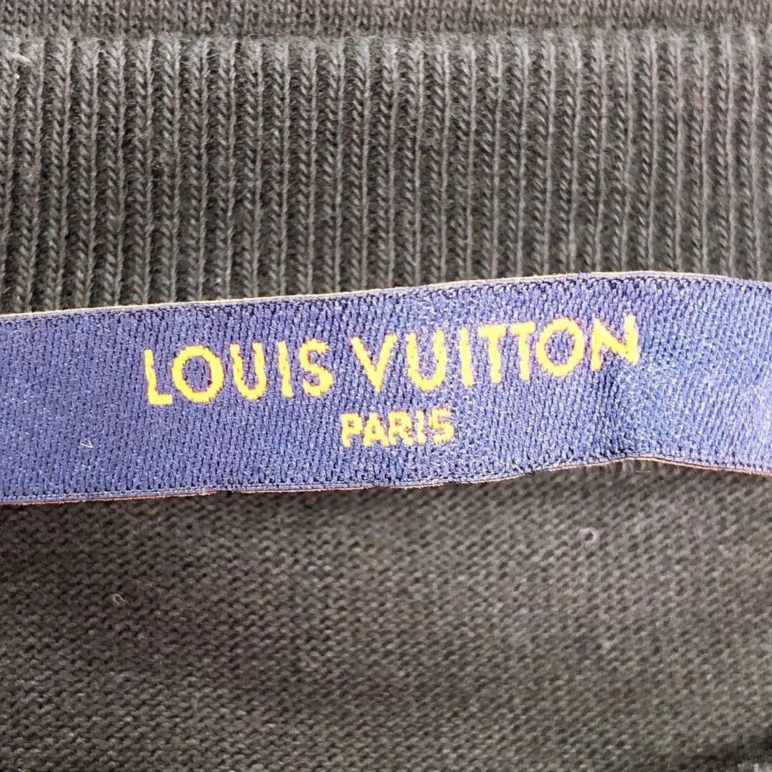 Louis Vuitton Louis Vuitton Black Embroidered T-Shirt Size US M / EU 48-50 / 2 - 5 Thumbnail
