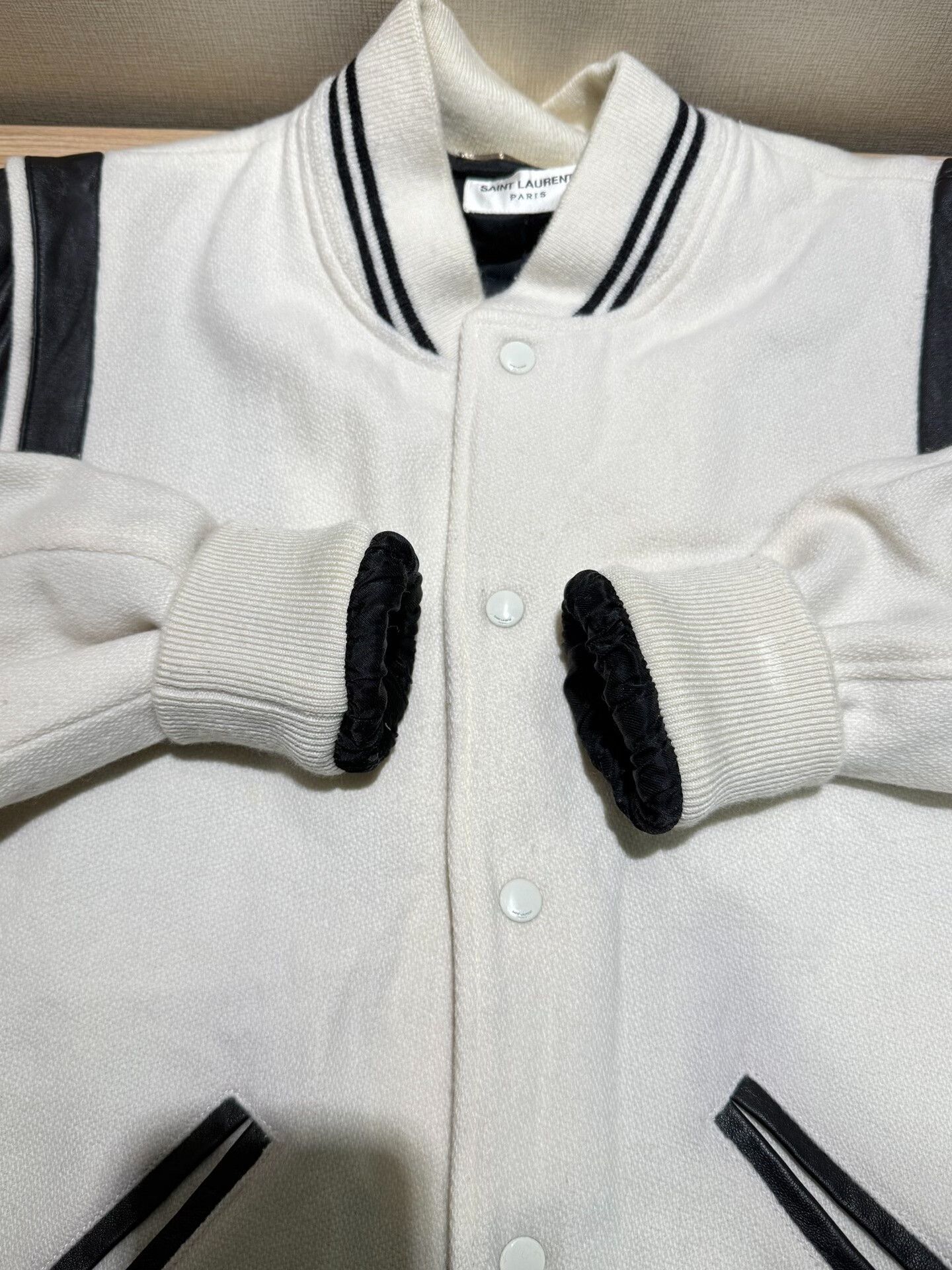 Yves Saint Laurent Yves Saint Laurent YSL SLP Baseball Jacket Size US XL / EU 56 / 4 - 6 Thumbnail