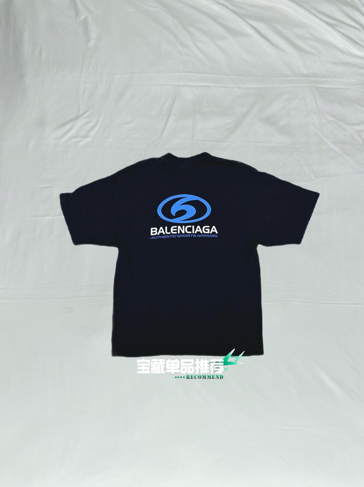 Balenciaga Balenciaga SS24 Blue Label Surf T-Shirt Size US M / EU 48-50 / 2 - 2 Thumbnail