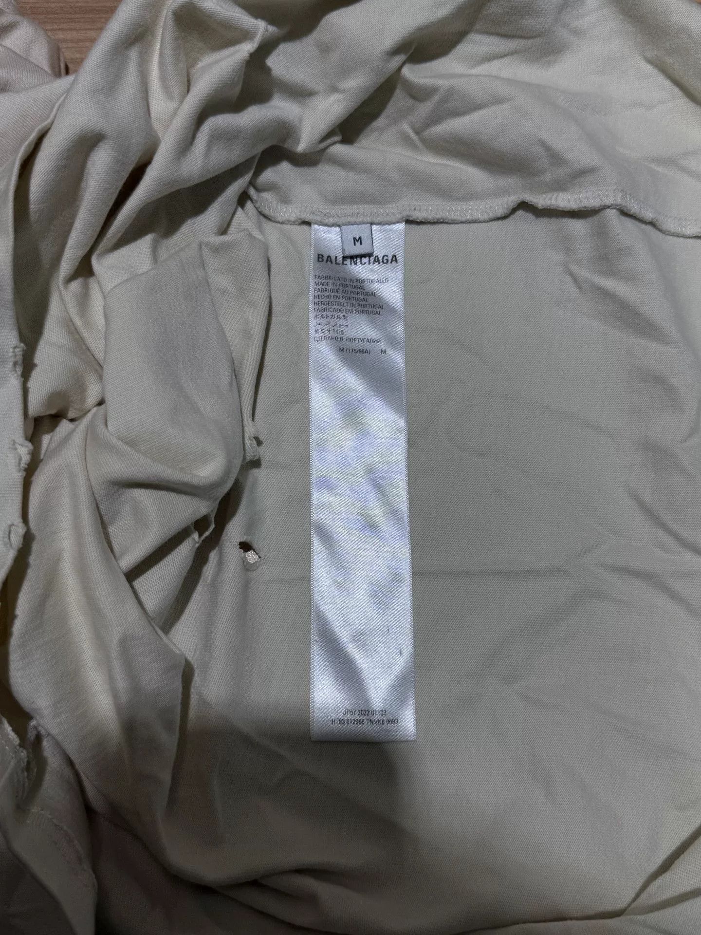 Balenciaga Balenciaga FW23 BB Logo Distressed T-Shirt Size US M / EU 48-50 / 2 - 5 Thumbnail