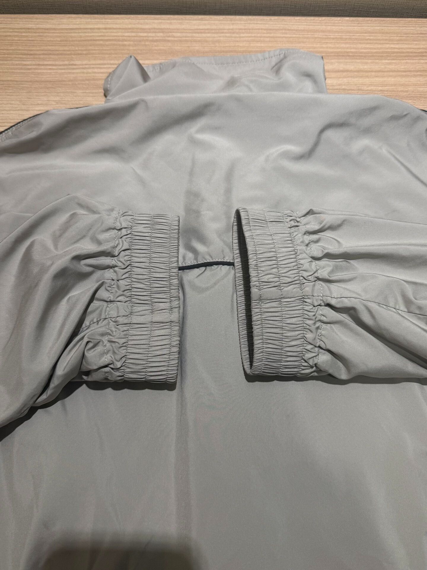Balenciaga Gray Stand Collar Zip Jacket