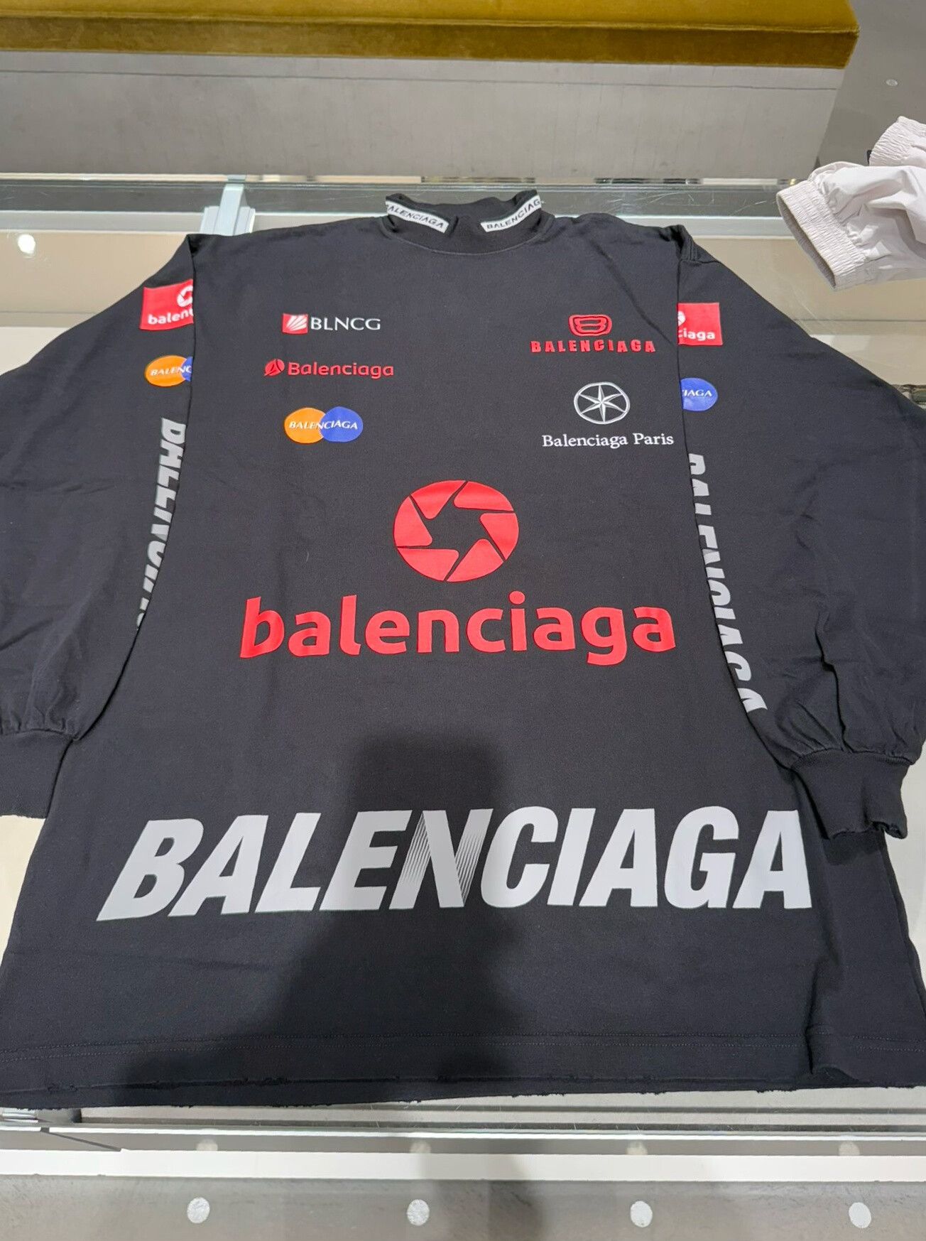 Balenciaga Balenciaga FW23 Racing Multi-Element Long-Sleeve T-Shirt Size US S / EU 44-46 / 1 - 3 Thumbnail